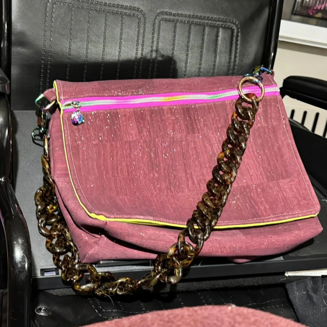 Tortoise Acrylic Bag Chain | Adjustable O-Rings | 23.5"-26.5" | SewHungryHippie - Image 6