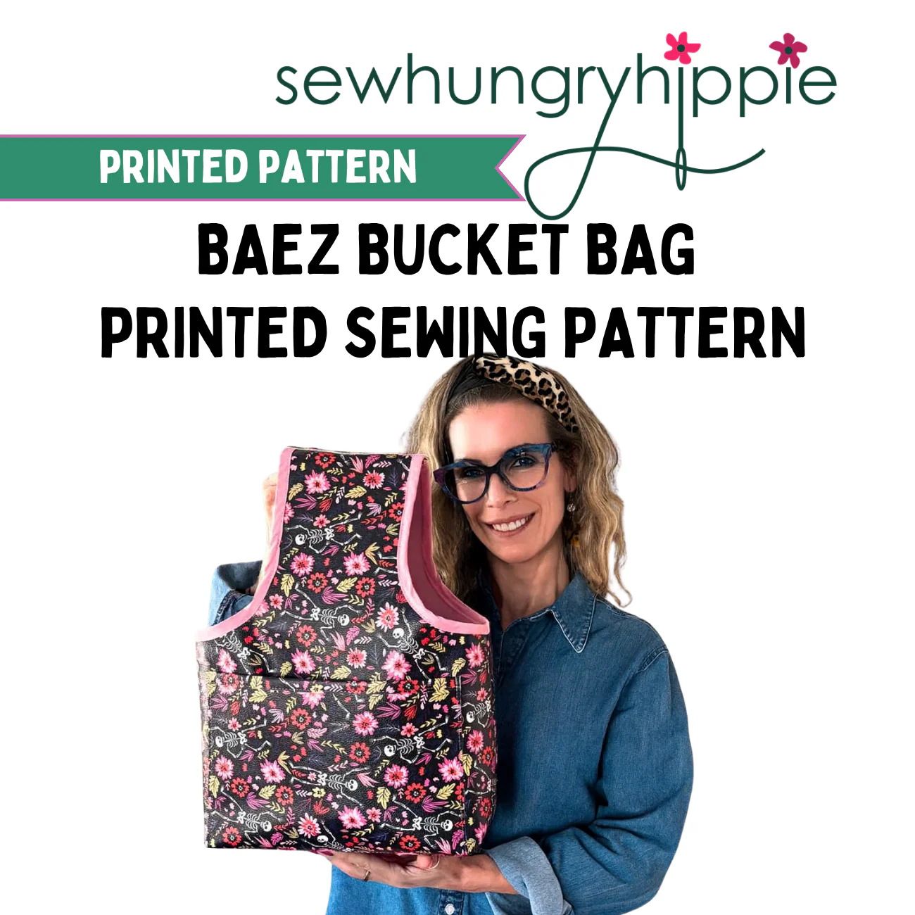 Baez Bucket Bag Printed Sewing Pattern - Image 2