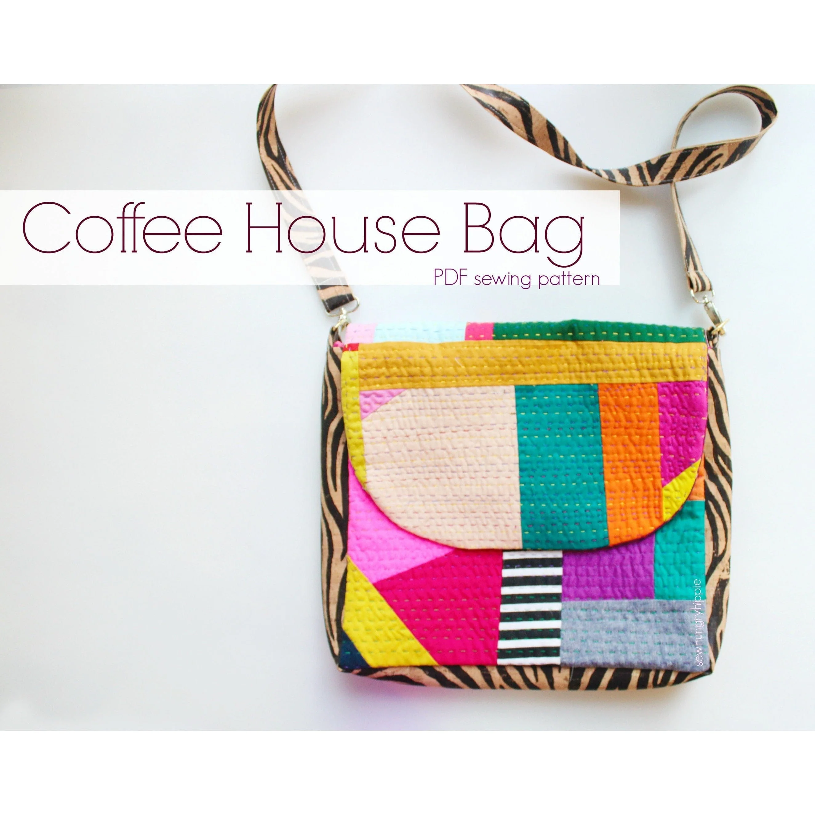 Coffee House Bag PDF sewing pattern - Image 10