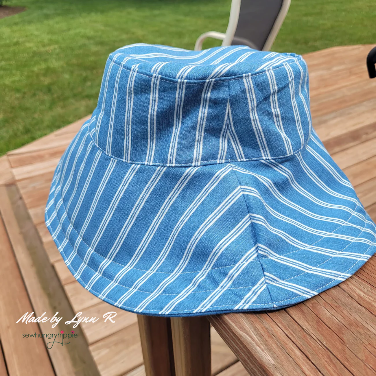Bardot Bucket Hat Printed Sewing Pattern - Image 8