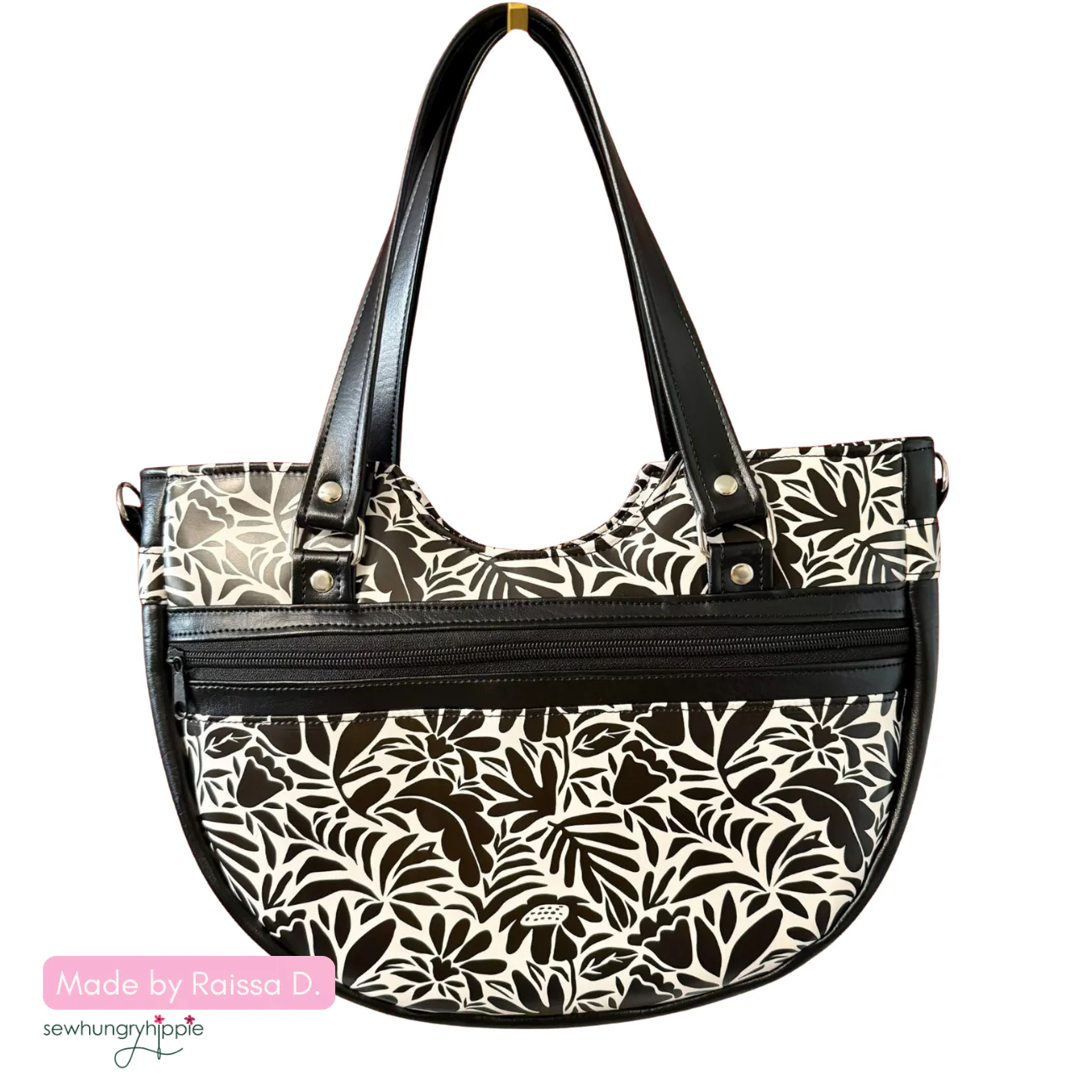 Black and Cream Floral Vinyl - Image 14