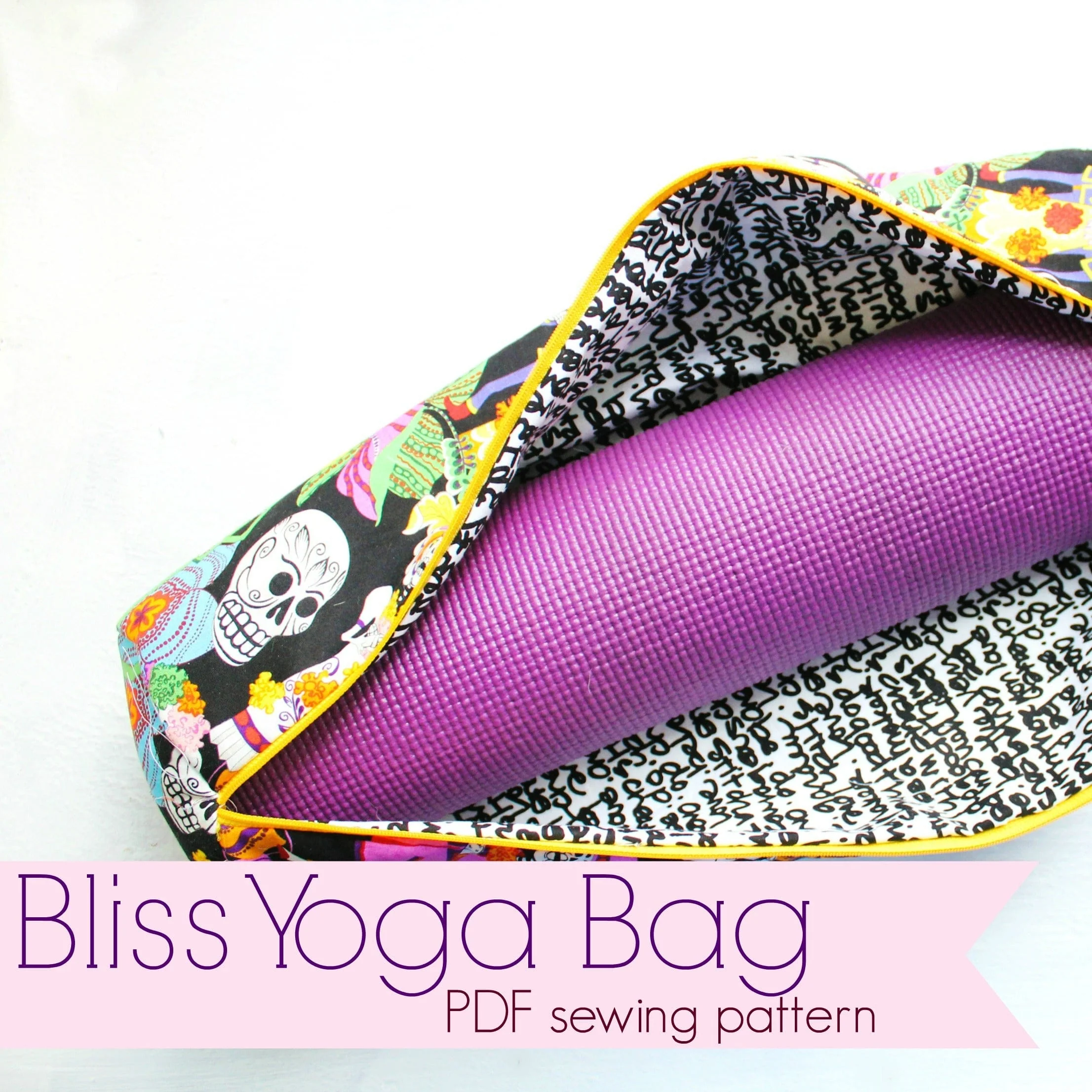 Bliss Yoga Bag printed sewing pattern - Image 15