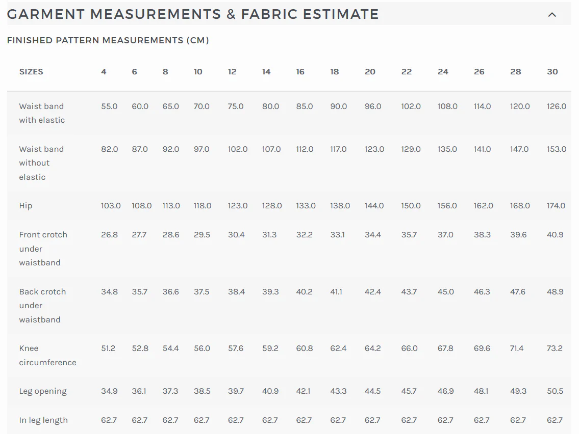 Bob pants Style Arc sewing pattern - Image 3