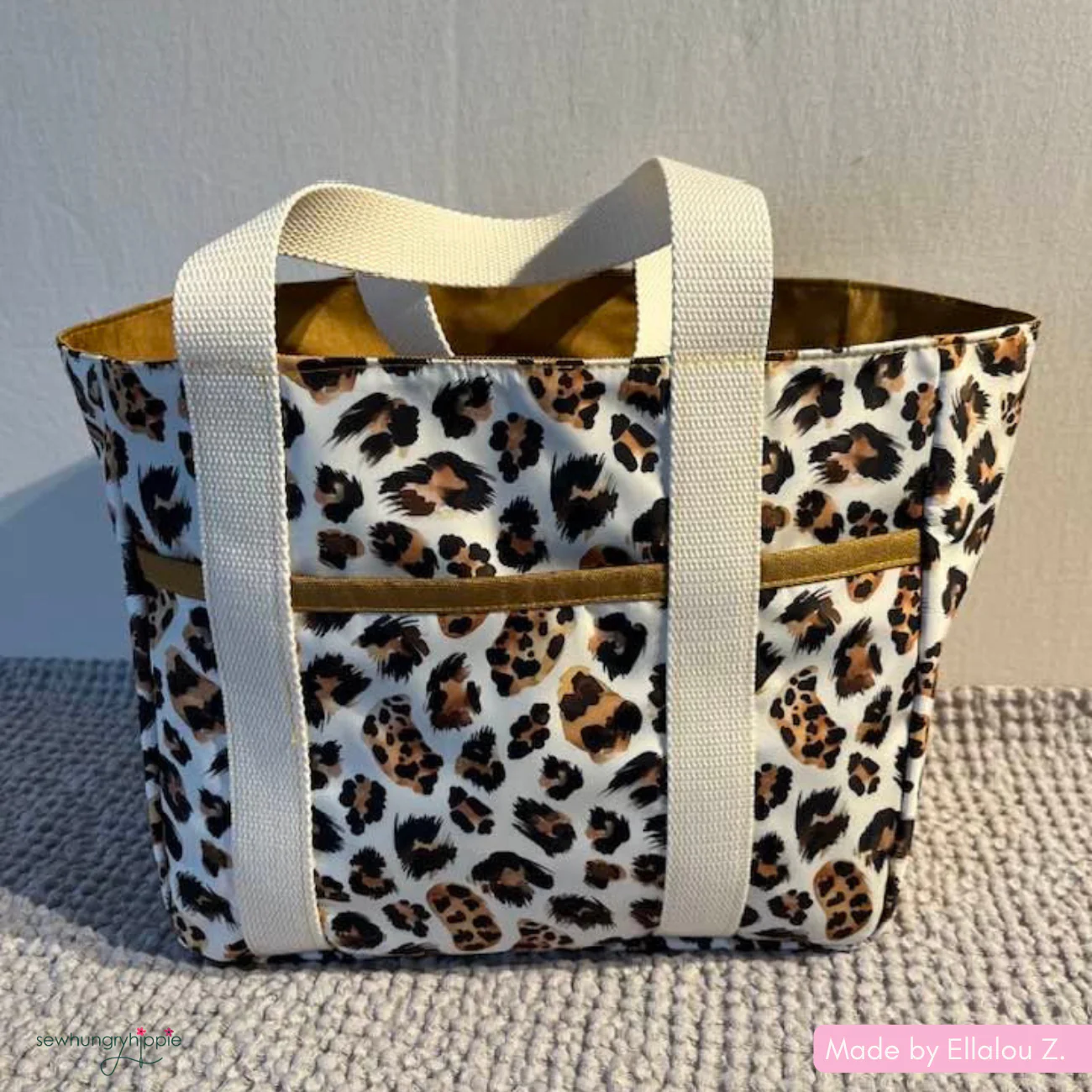 Bonded Nylon Animal Print Neutral - Image 11