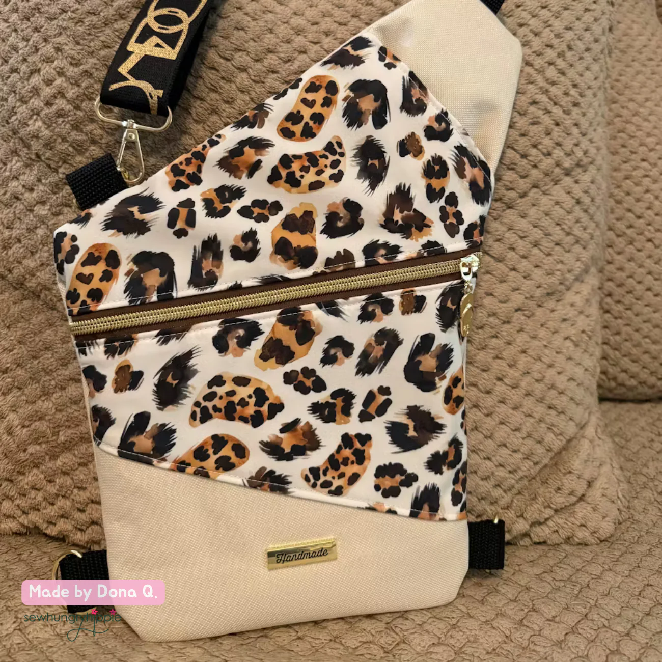 Bonded Nylon Animal Print Neutral - Image 8