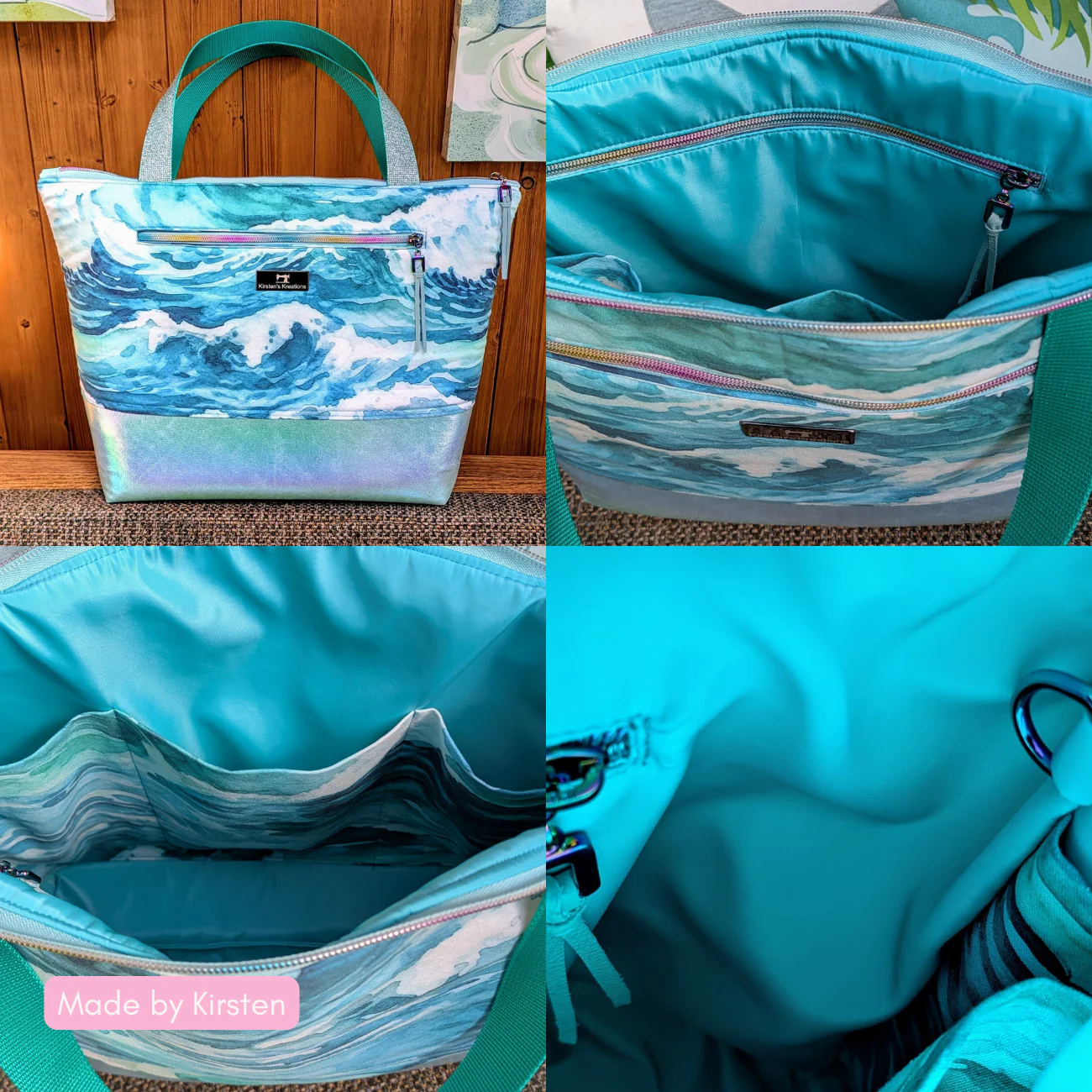 Bonded Nylon Aqua - Image 3