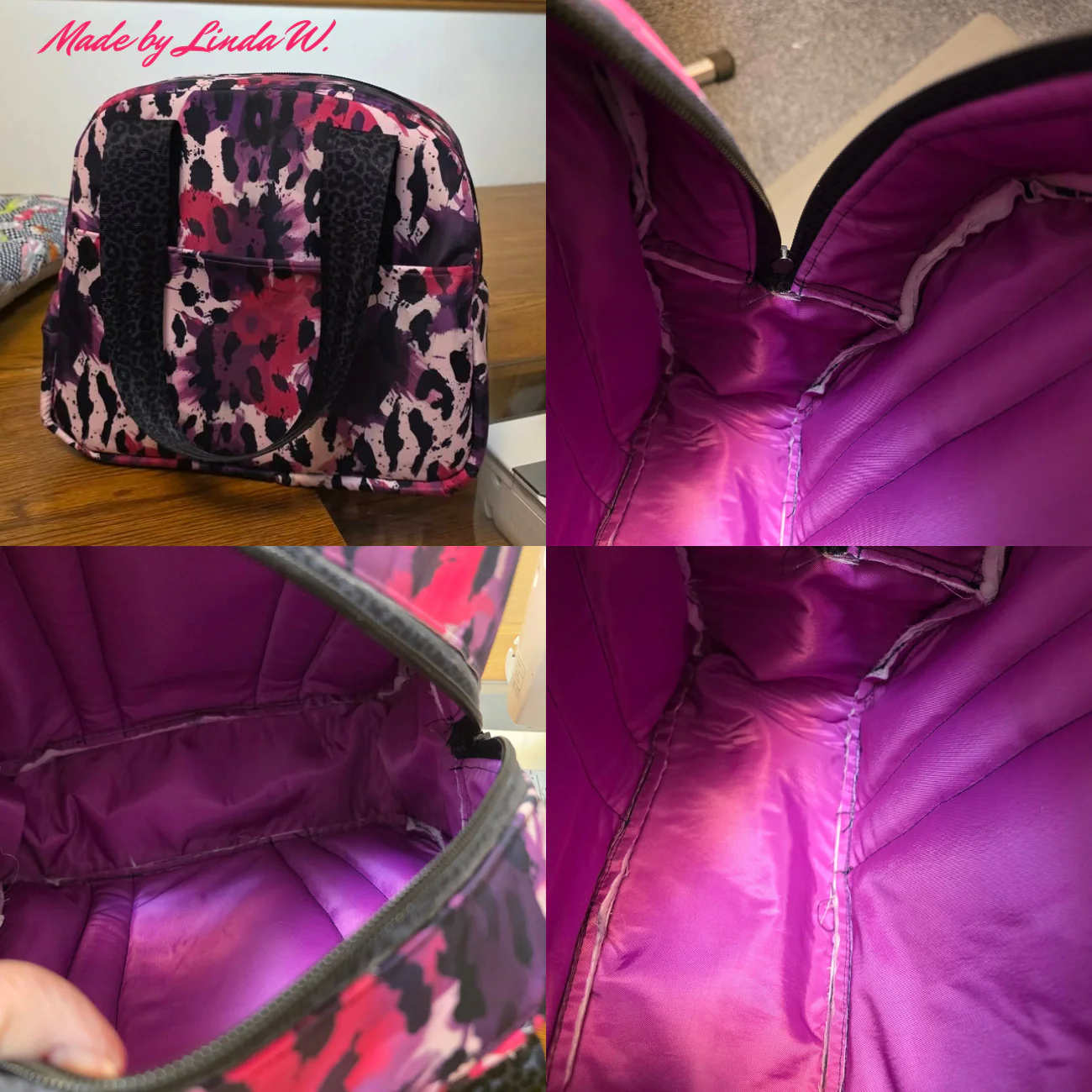 Bonded Nylon Burgundy - Image 4