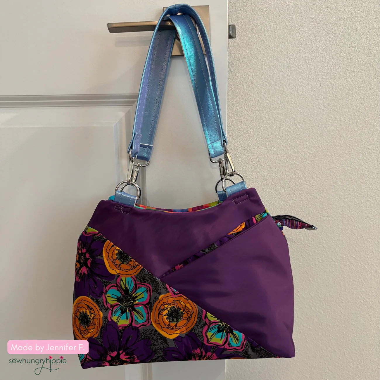 Bonded Nylon Deep Purple 36" x 56" | SewHungryHippie - Image 3