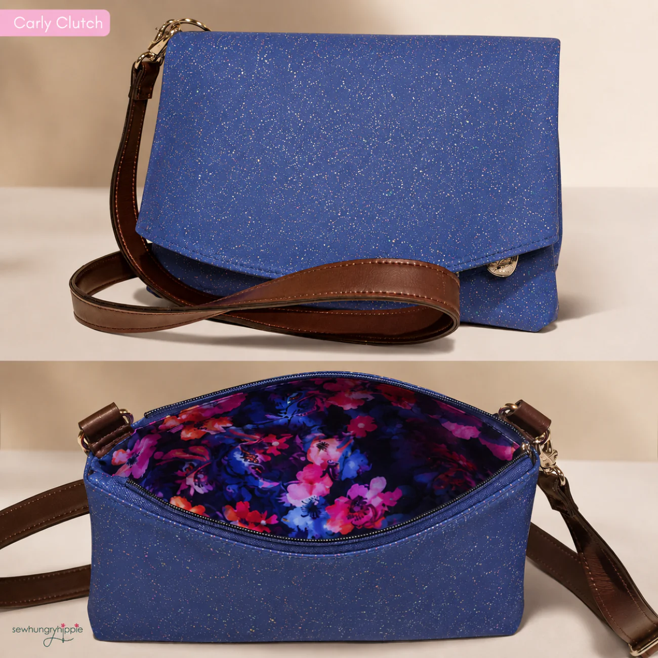 Bonded Nylon Floral Fabric and New Sparkle Vinyl Bundle - Image 3