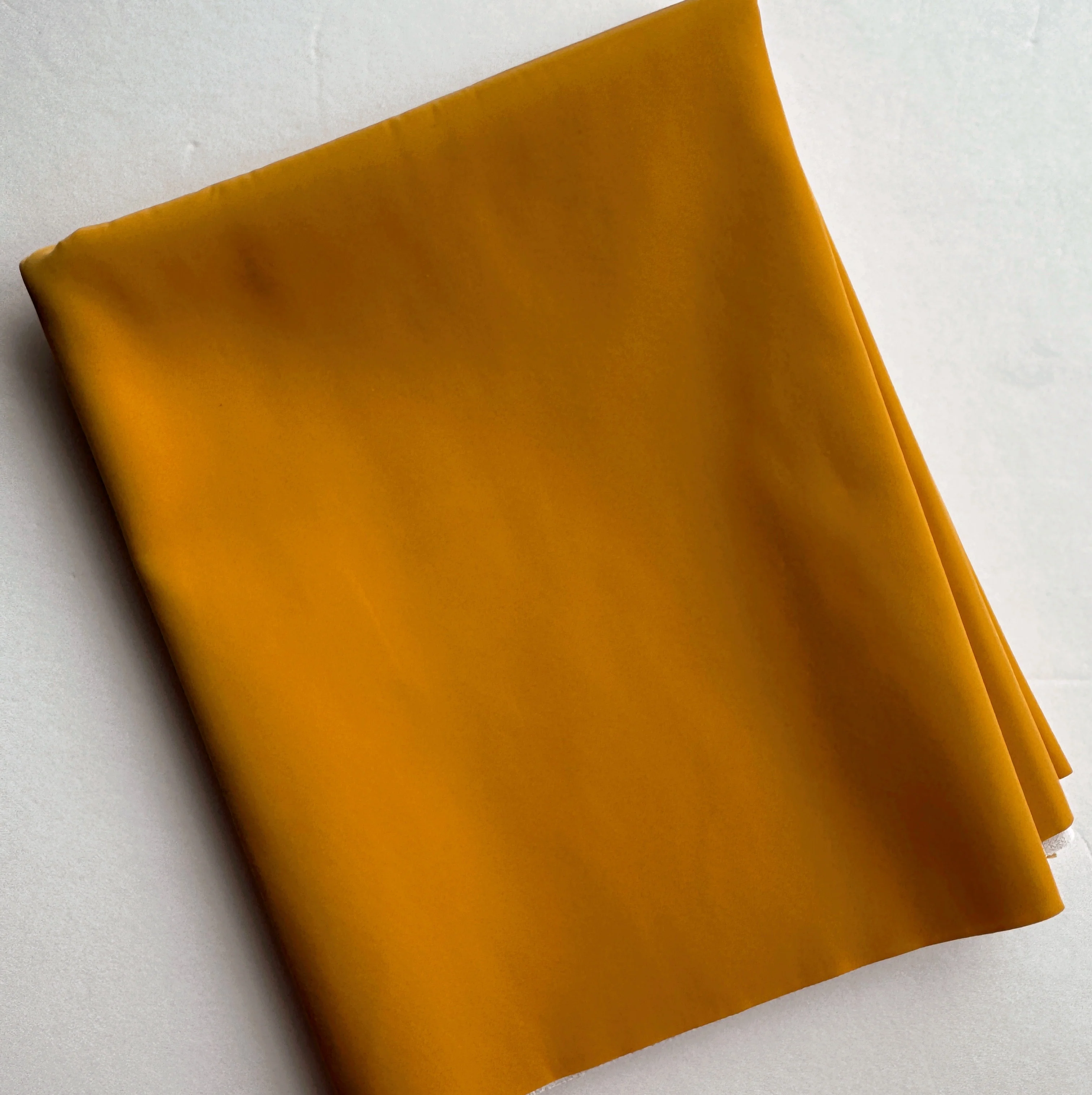Bonded Nylon Fabric – Mustard Gold | Bag Lining & Sewing Fabric - Image 3