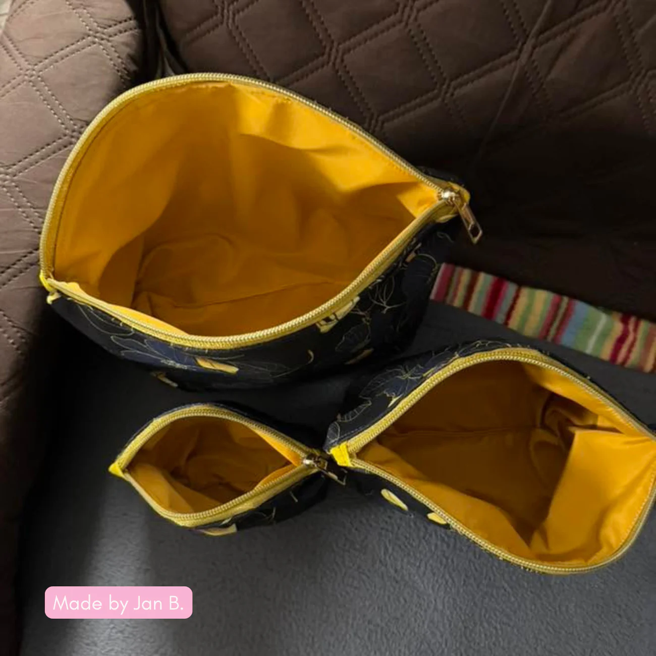 Bonded Nylon Fabric – Mustard Gold | Bag Lining & Sewing Fabric - Image 6