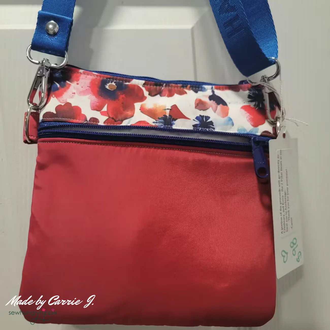 Bonded Nylon Fabric – Red | Bag Lining & Sewing Fabric - Image 5