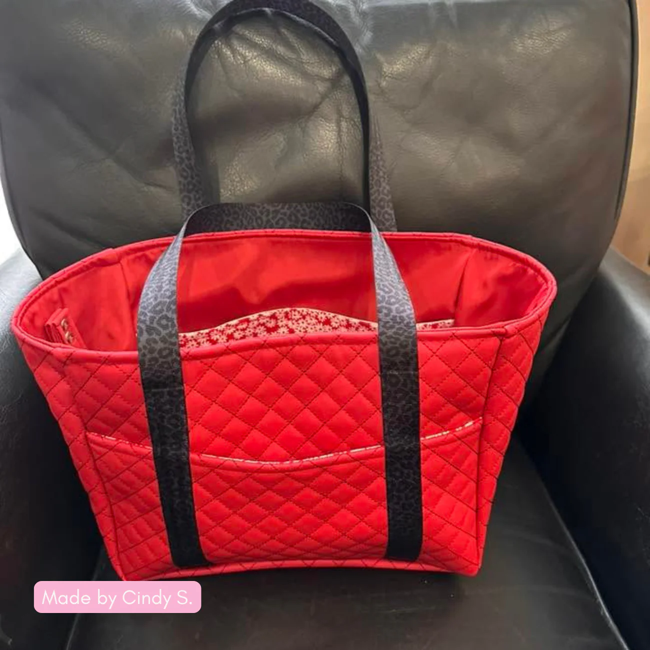 Bonded Nylon Fabric – Red | Bag Lining & Sewing Fabric - Image 6