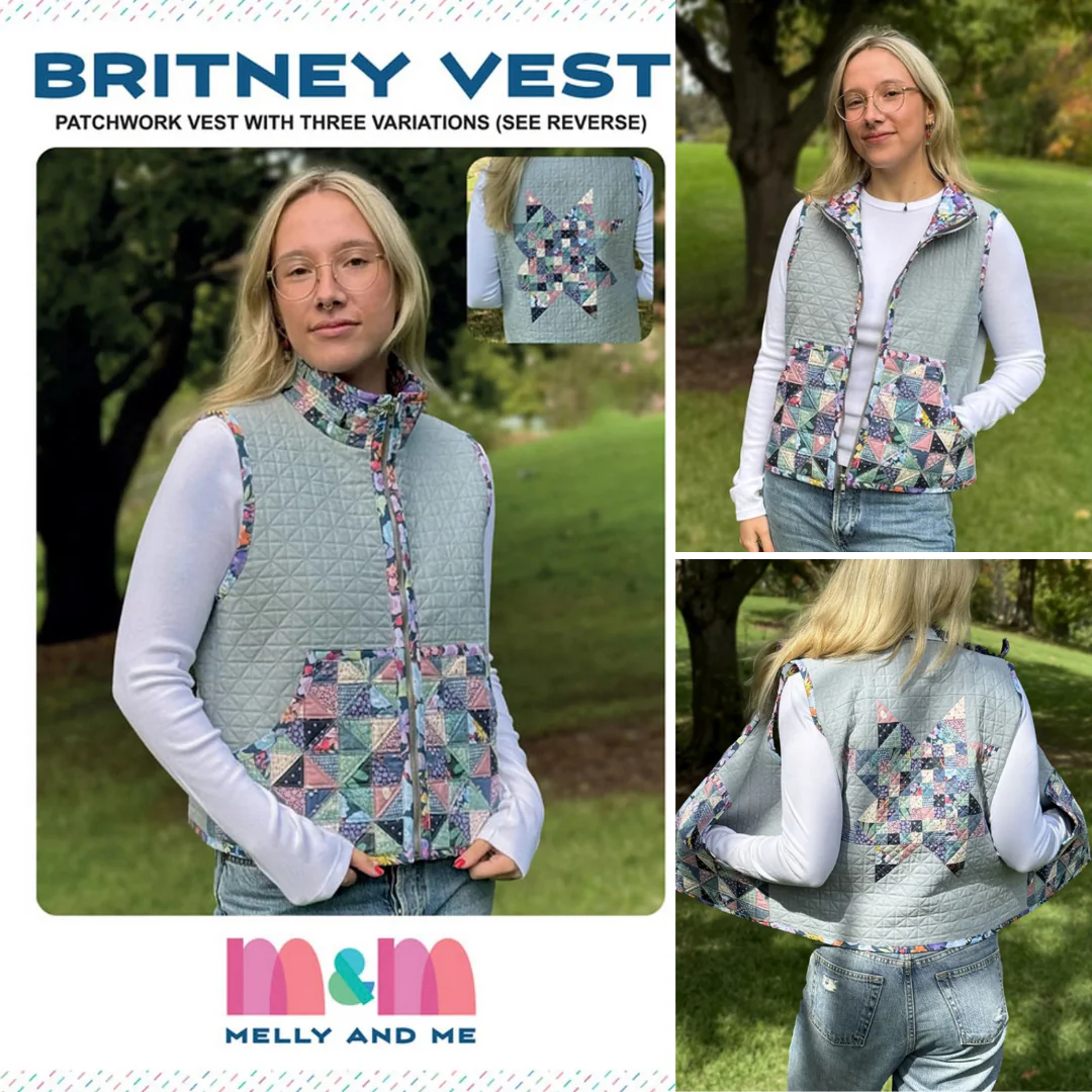 Britney Vest Pattern by Melly & Me - Image 2
