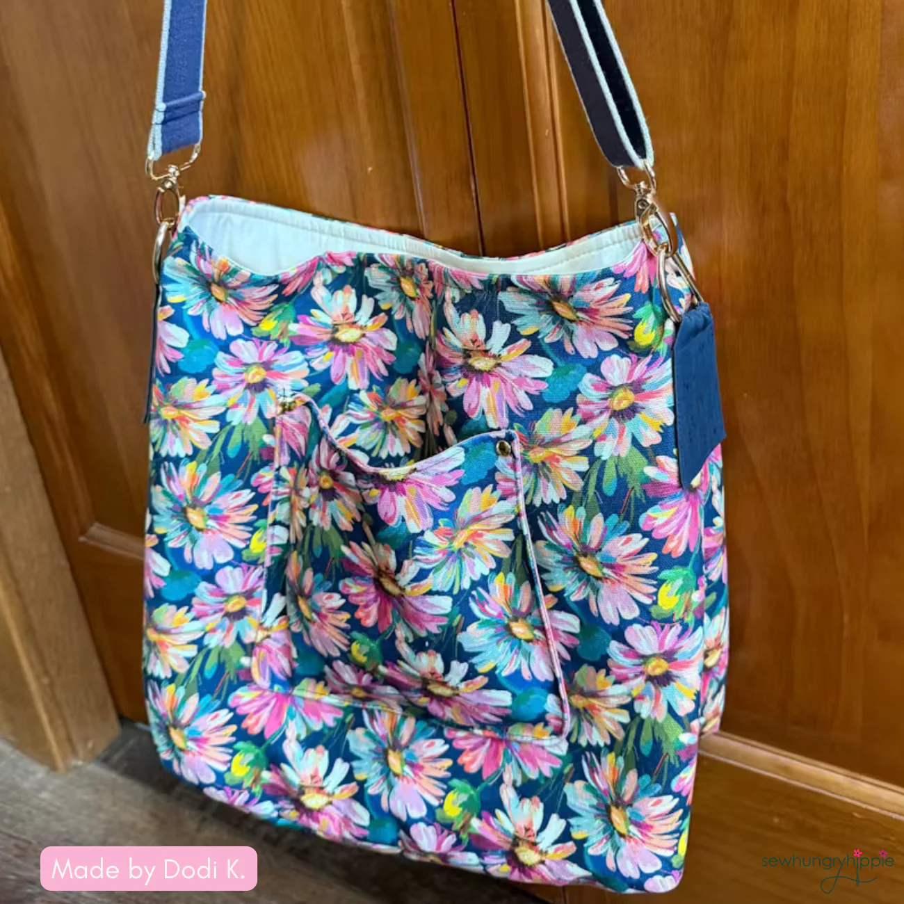 Canvas Fabric April Flowers 36" x 58" - Image 8