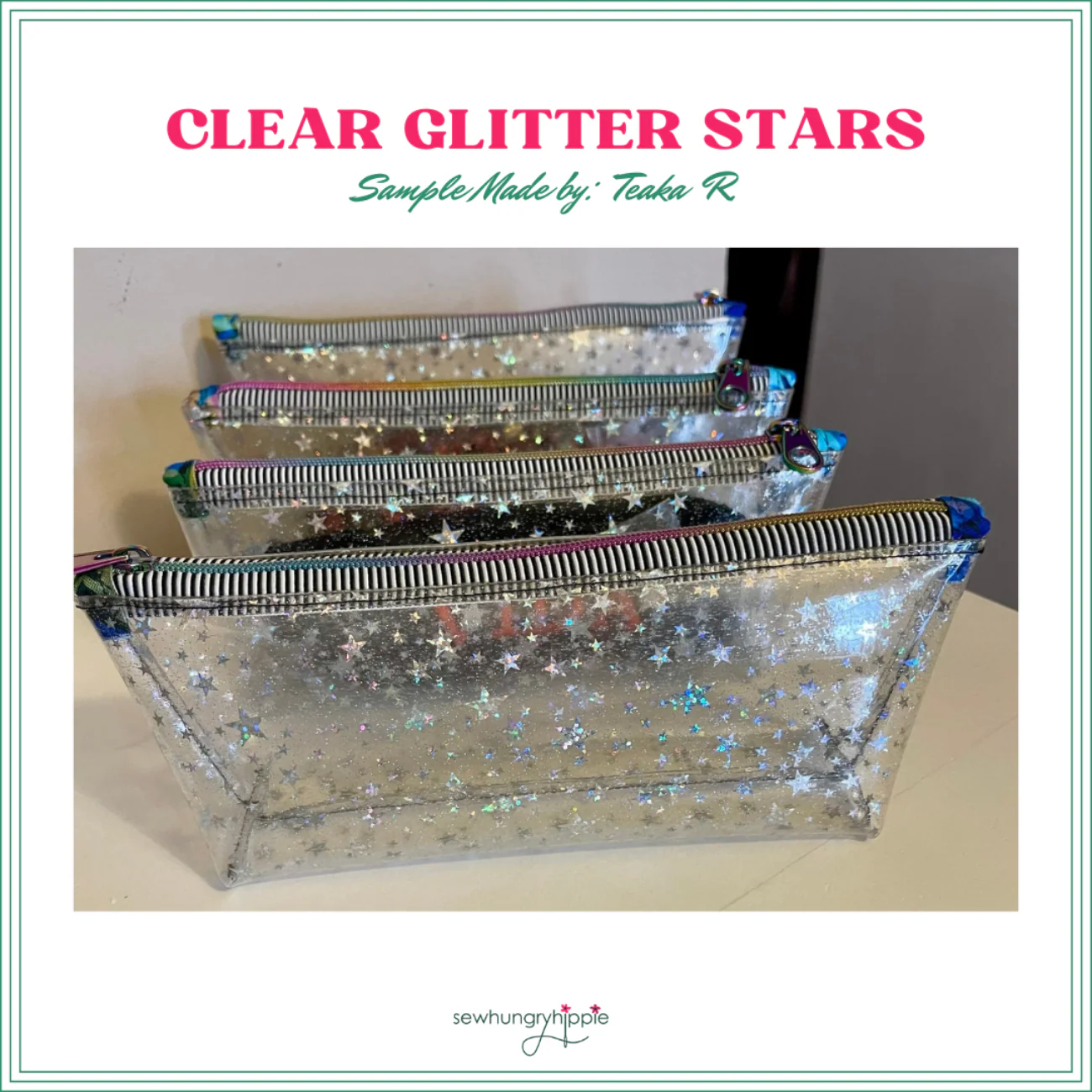 Clear Glitter Stars - Image 13