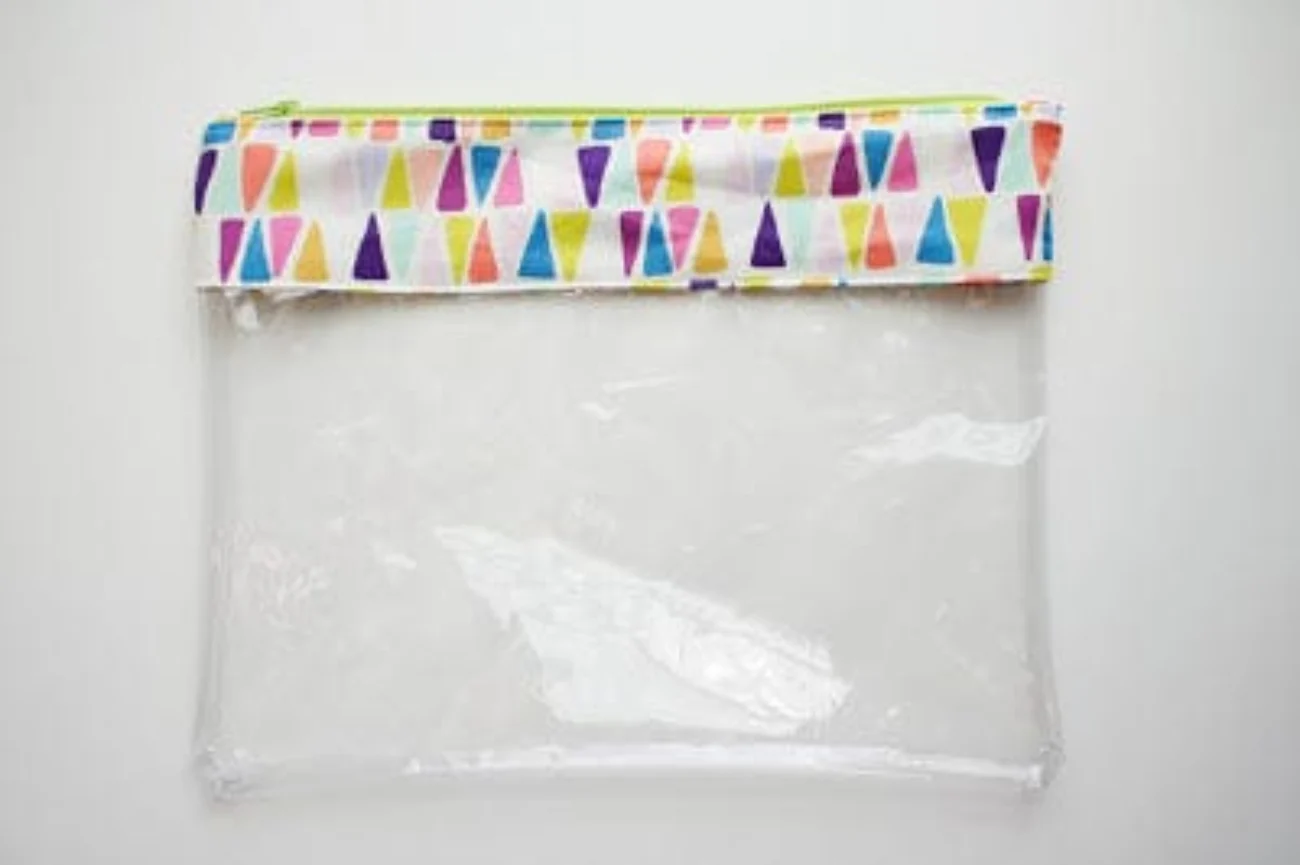 Clear Glitter Vinyl | TPU See-Through Vinyl for Bag Making - Image 10
