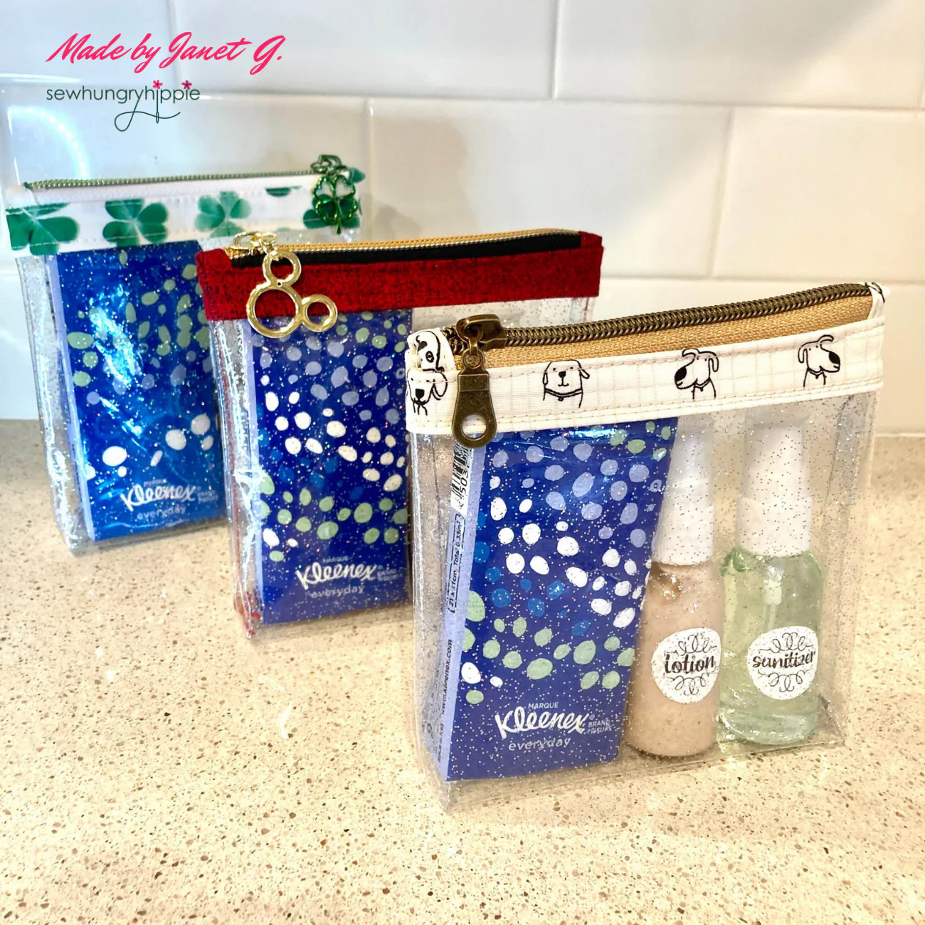 Clear Glitter Vinyl | TPU See-Through Vinyl for Bag Making - Image 13