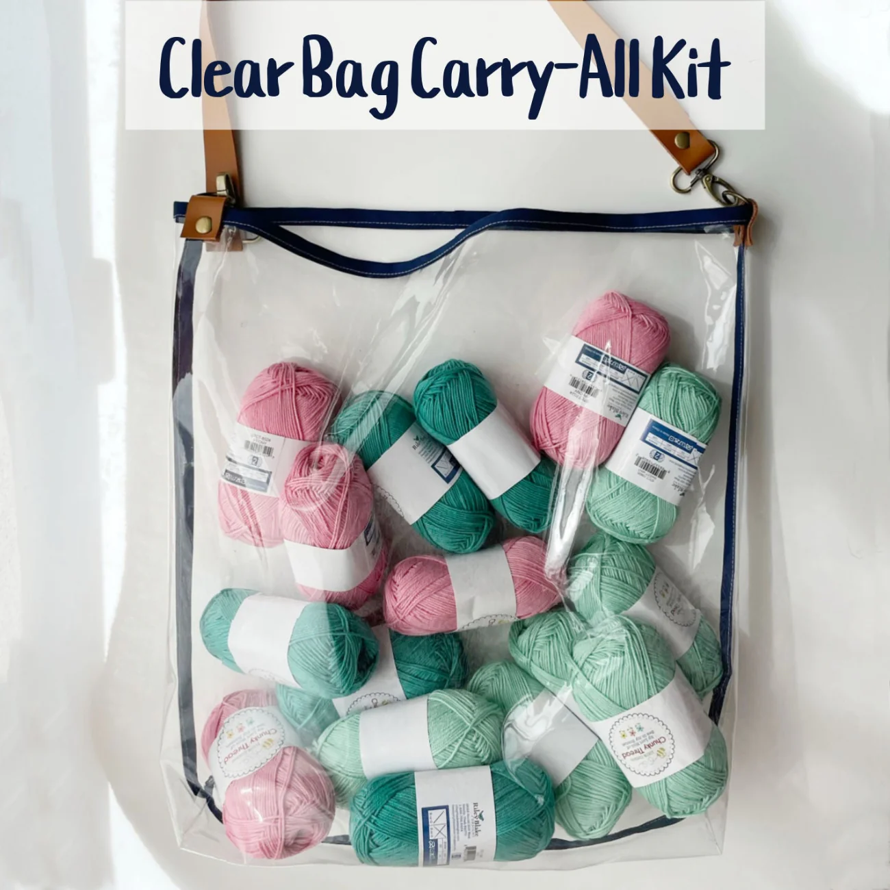 Clear Glitter Vinyl | TPU See-Through Vinyl for Bag Making - Image 15
