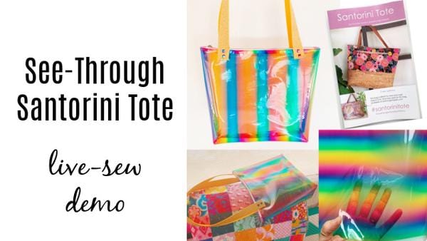 Clear Glitter Vinyl | TPU See-Through Vinyl for Bag Making - Image 25