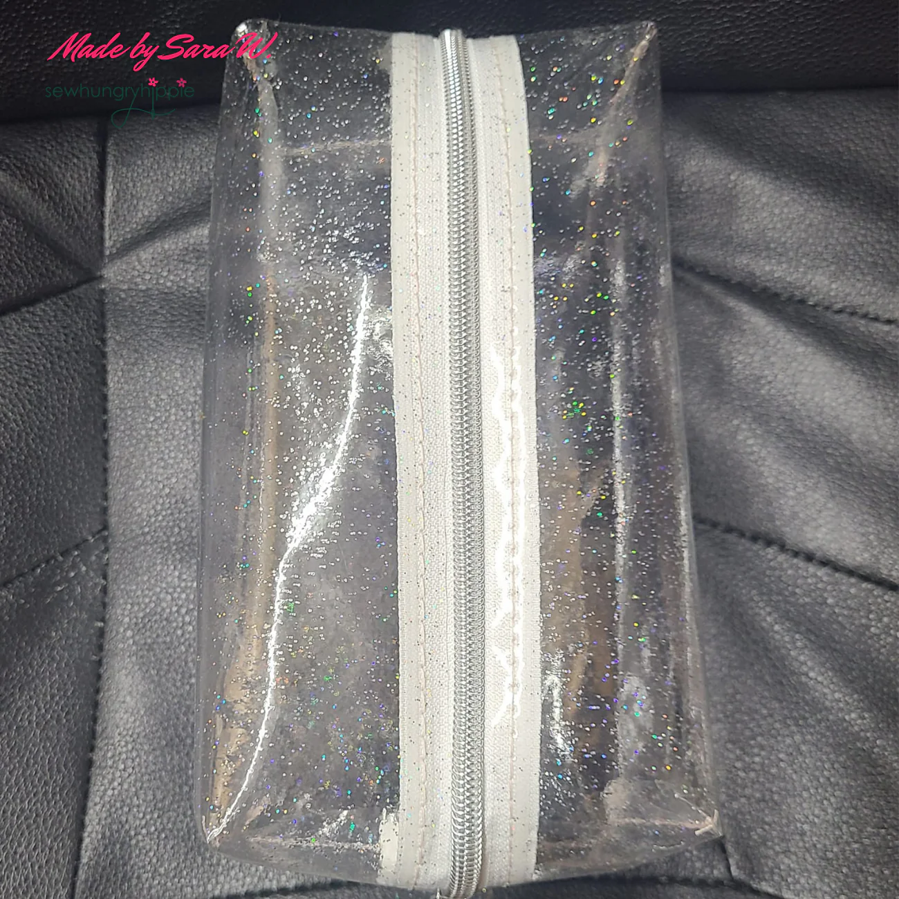 Clear Glitter Vinyl | TPU See-Through Vinyl for Bag Making - Image 6