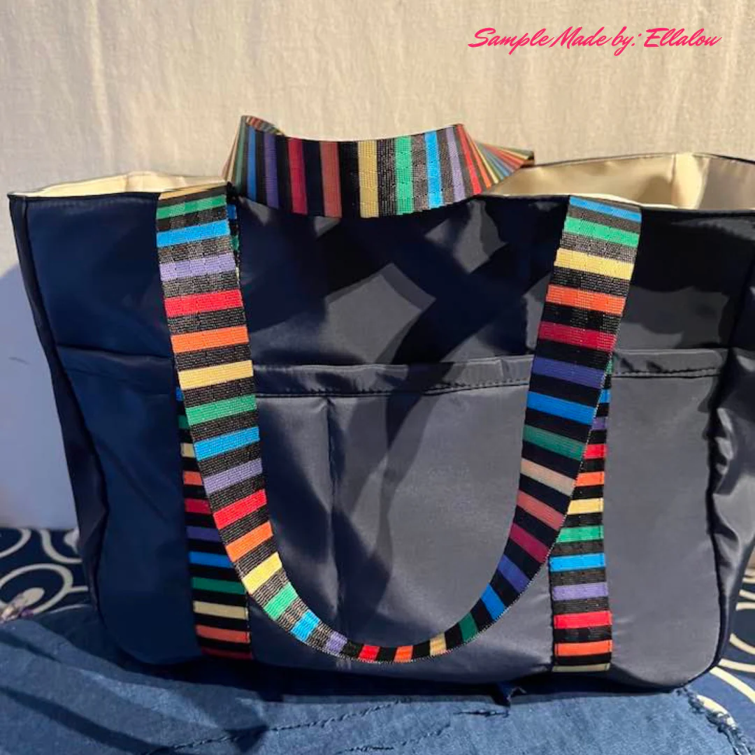 Multicolor Striped Seatbelt Webbing 1.5" Width - Per Yard - Image 3