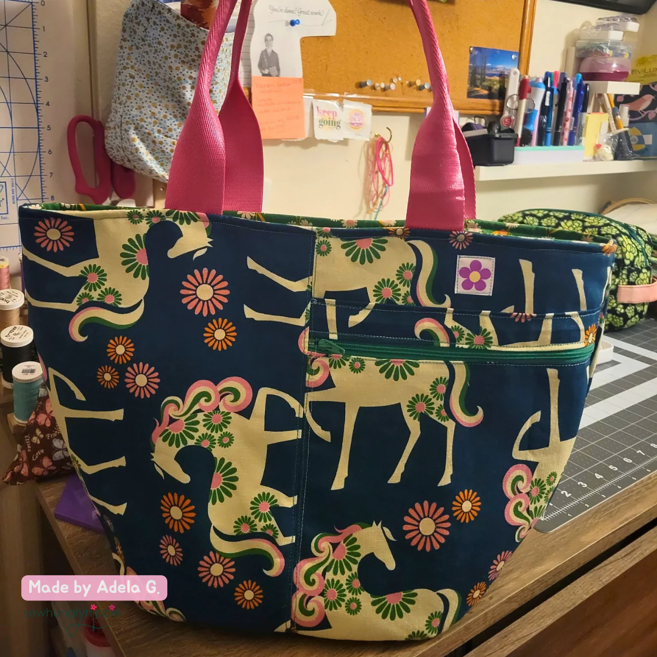 Noodlehead Crescent Tote Sewing Pattern – Printed Booklet - Image 12