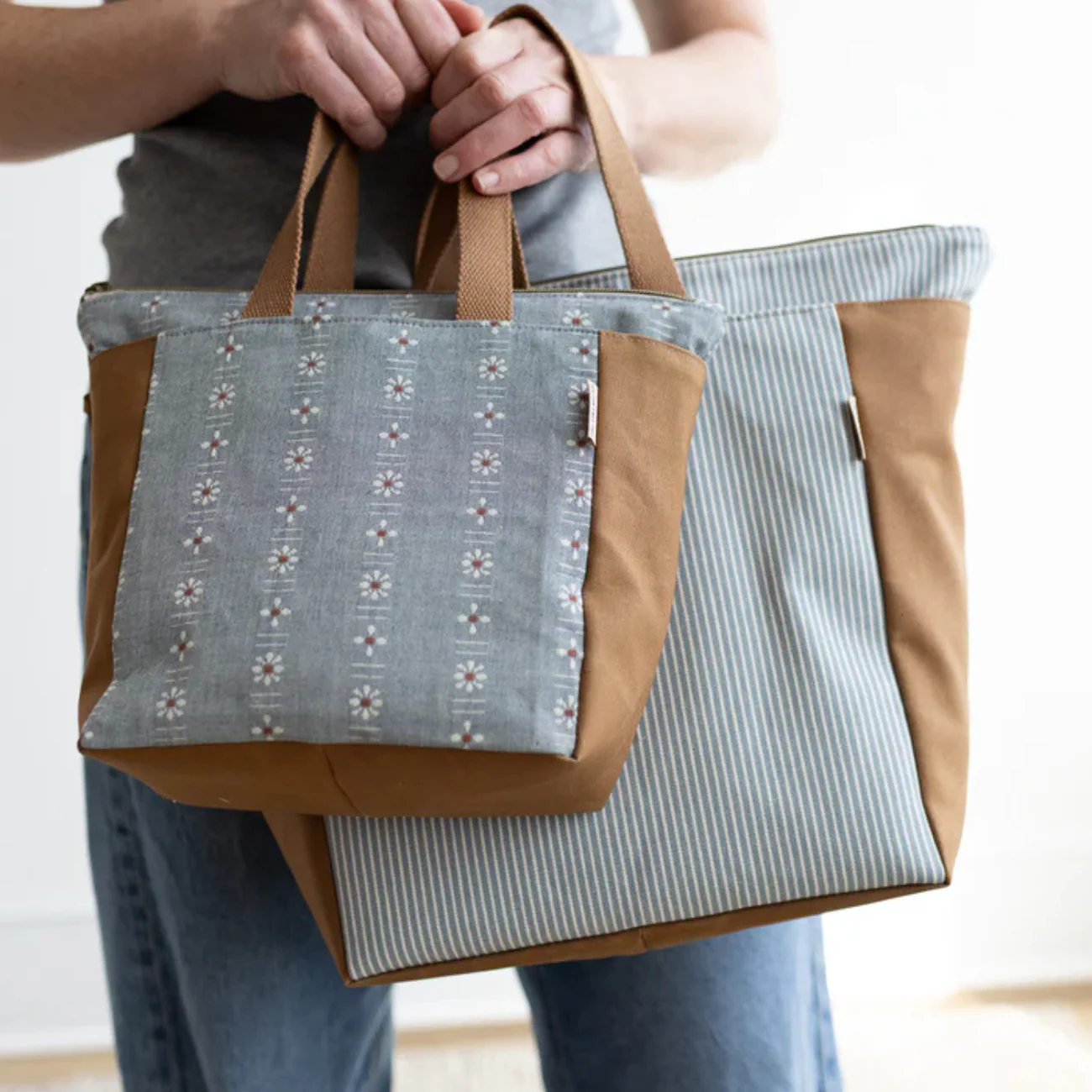 Fieldstone Tote Sewing Pattern - Noodlehead - Image 2