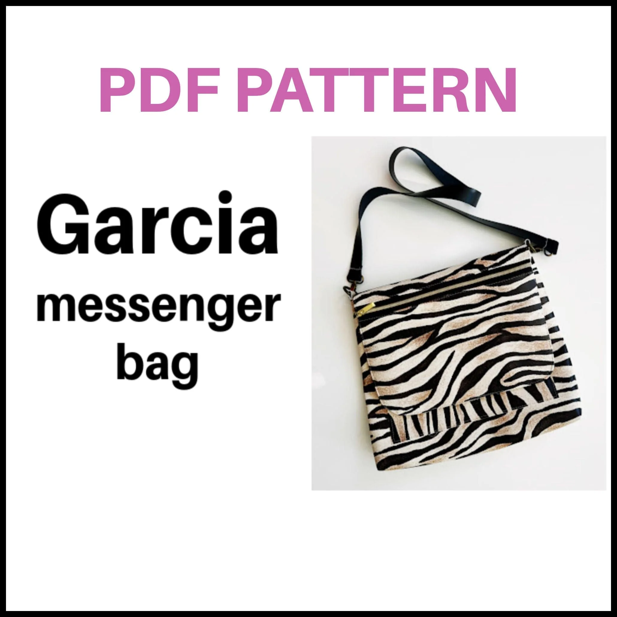 Garcia Messenger Bag - PDF sewing pattern - Image 14