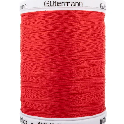 Gutermann thread 1000m color 410 Scarlet