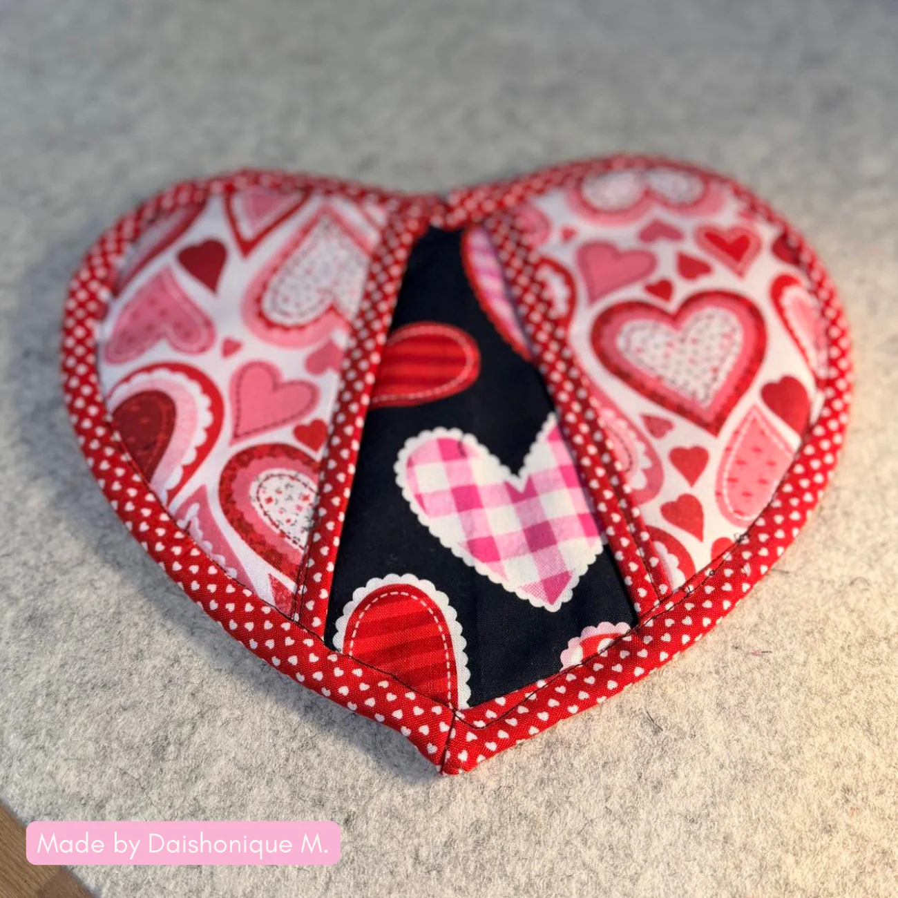 Heart Pot Holder PDF sewing pattern - Image 12