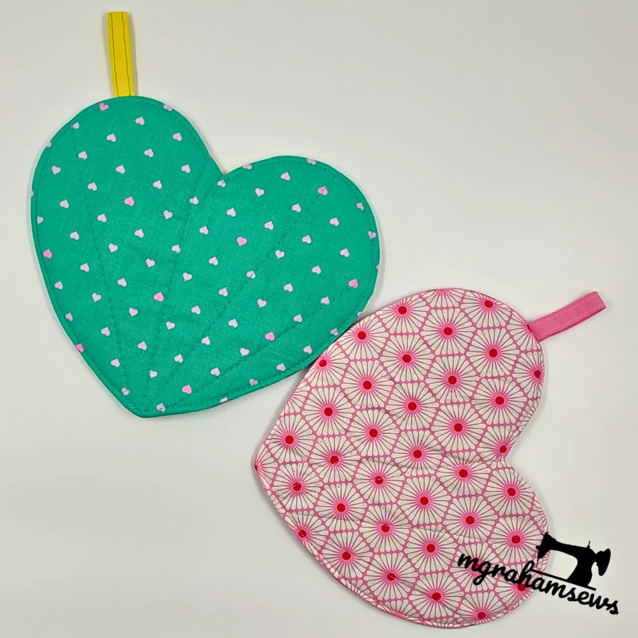 Heart Pot Holder PDF sewing pattern - Image 6