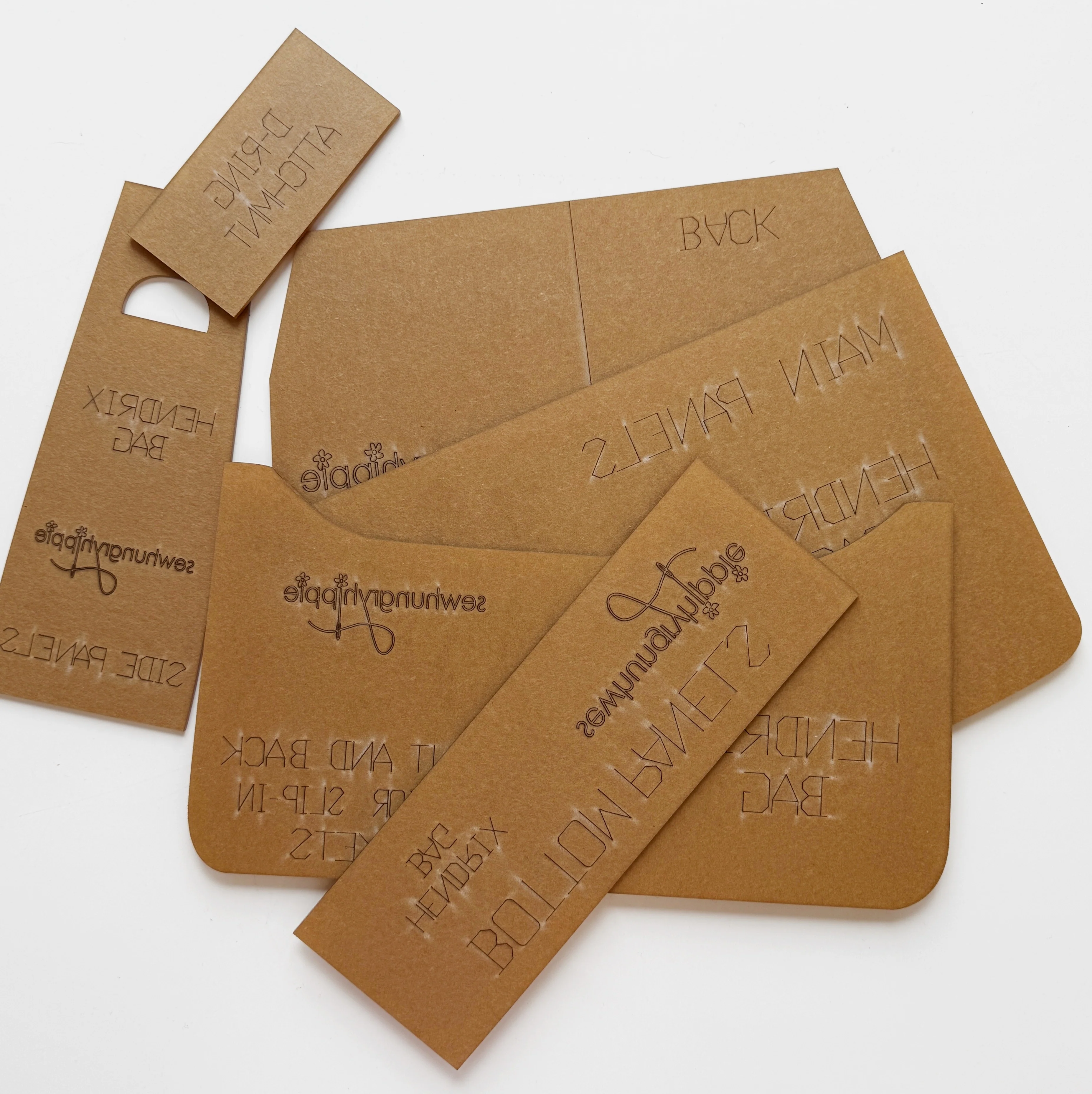 Hendrix Bag Template set (no strap template)