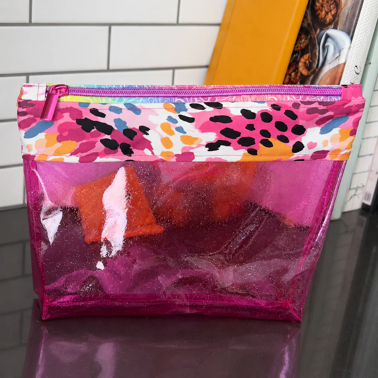 Hot Pink Clear Glitter GOING AWAY FOREVER - Image 13