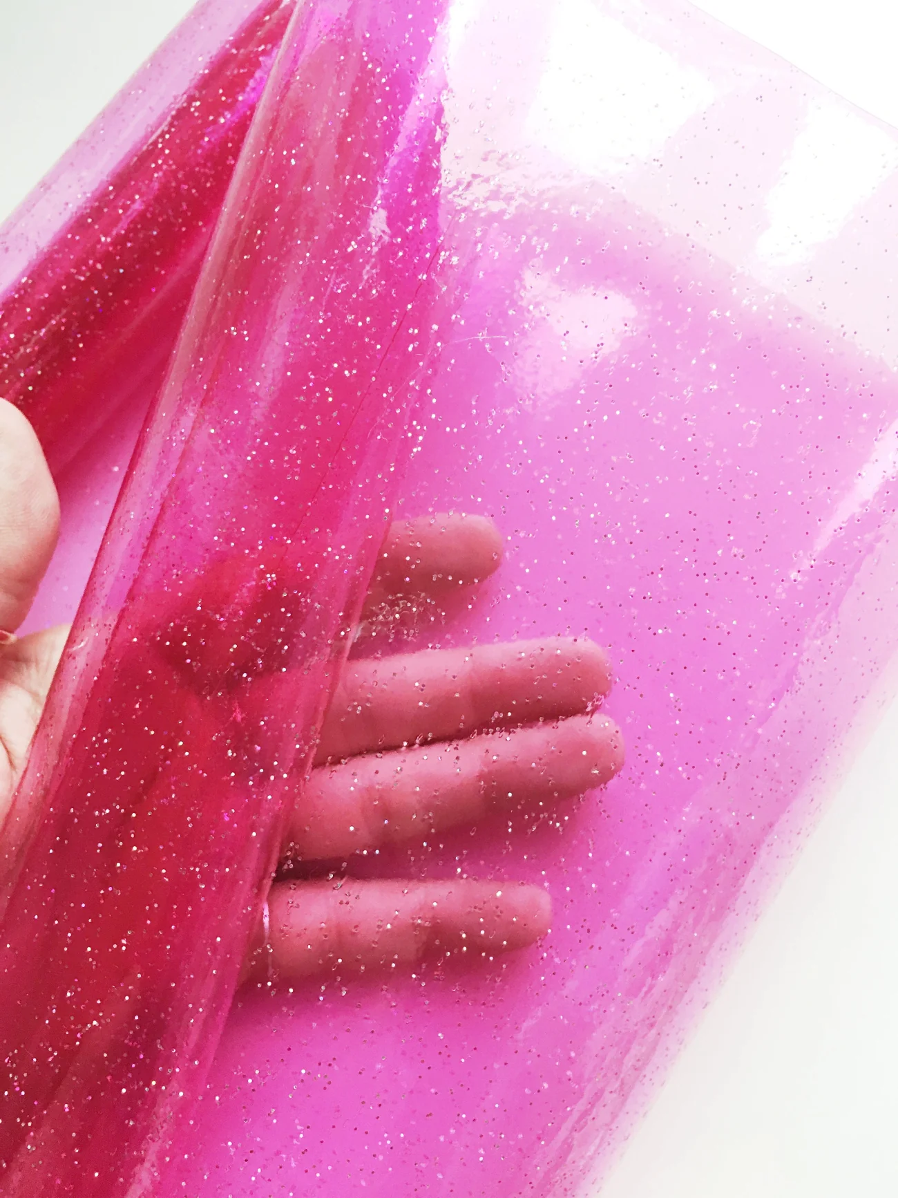 Hot Pink Clear Glitter GOING AWAY FOREVER - Image 7