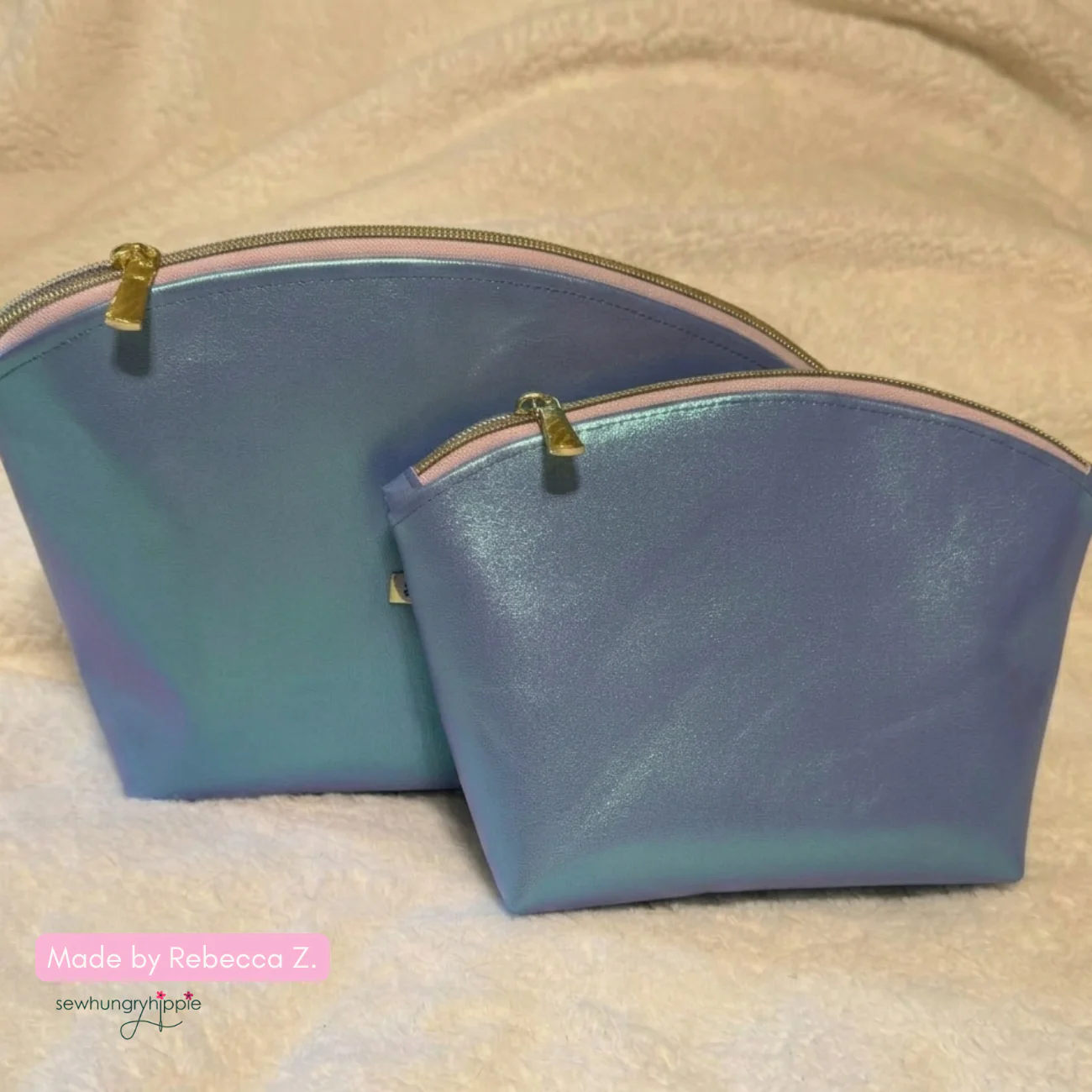 Iridescent Blue Vinyl – Color-Shifting Fabric Vinyl - Image 7