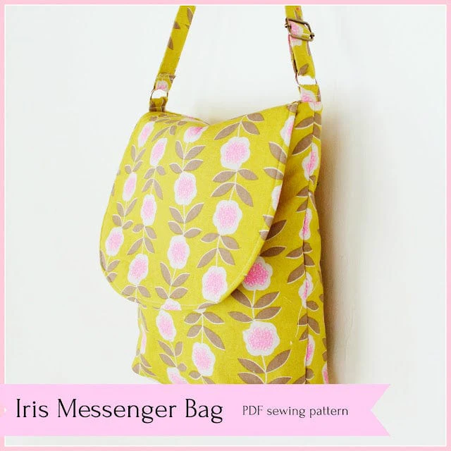 IRIS Messenger Bag PDF sewing pattern
