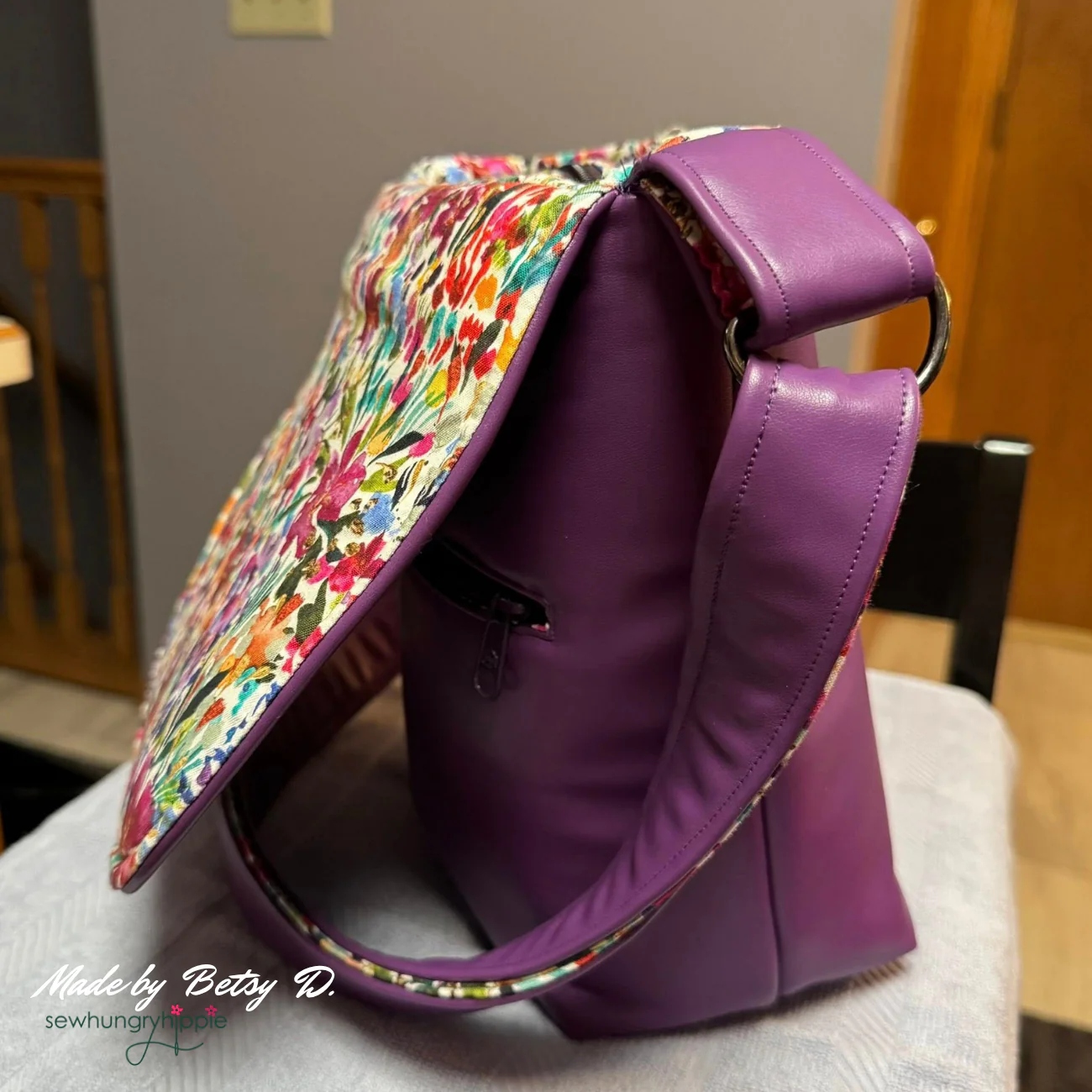IRIS Messenger Bag PDF sewing pattern - Image 10