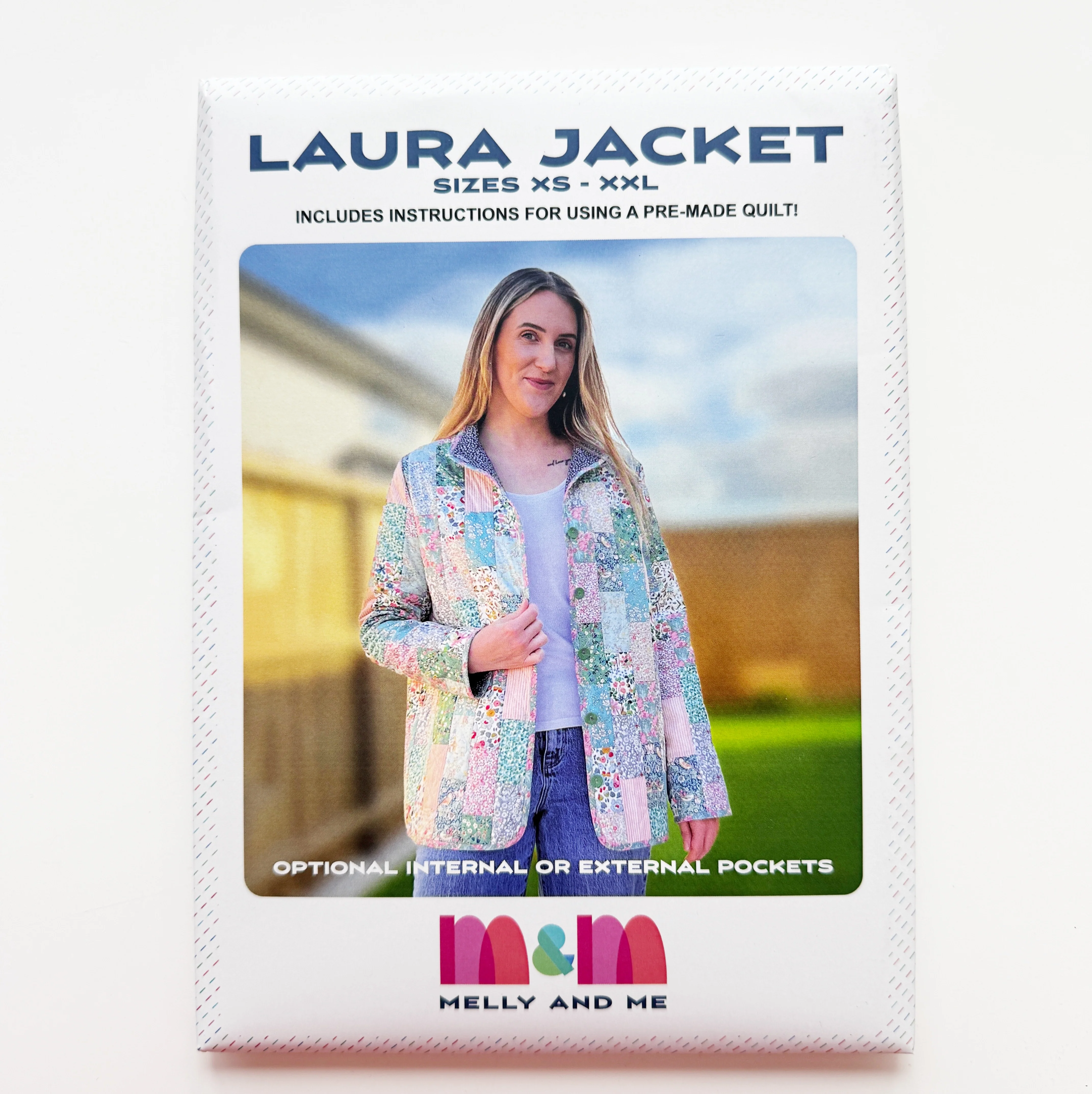 Laura Jacket Quilt Coat printed sewing pattern