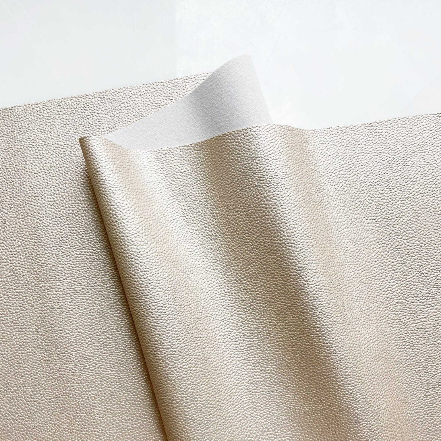 Champagne Moonglow Vinyl Faux Leather - Image 4