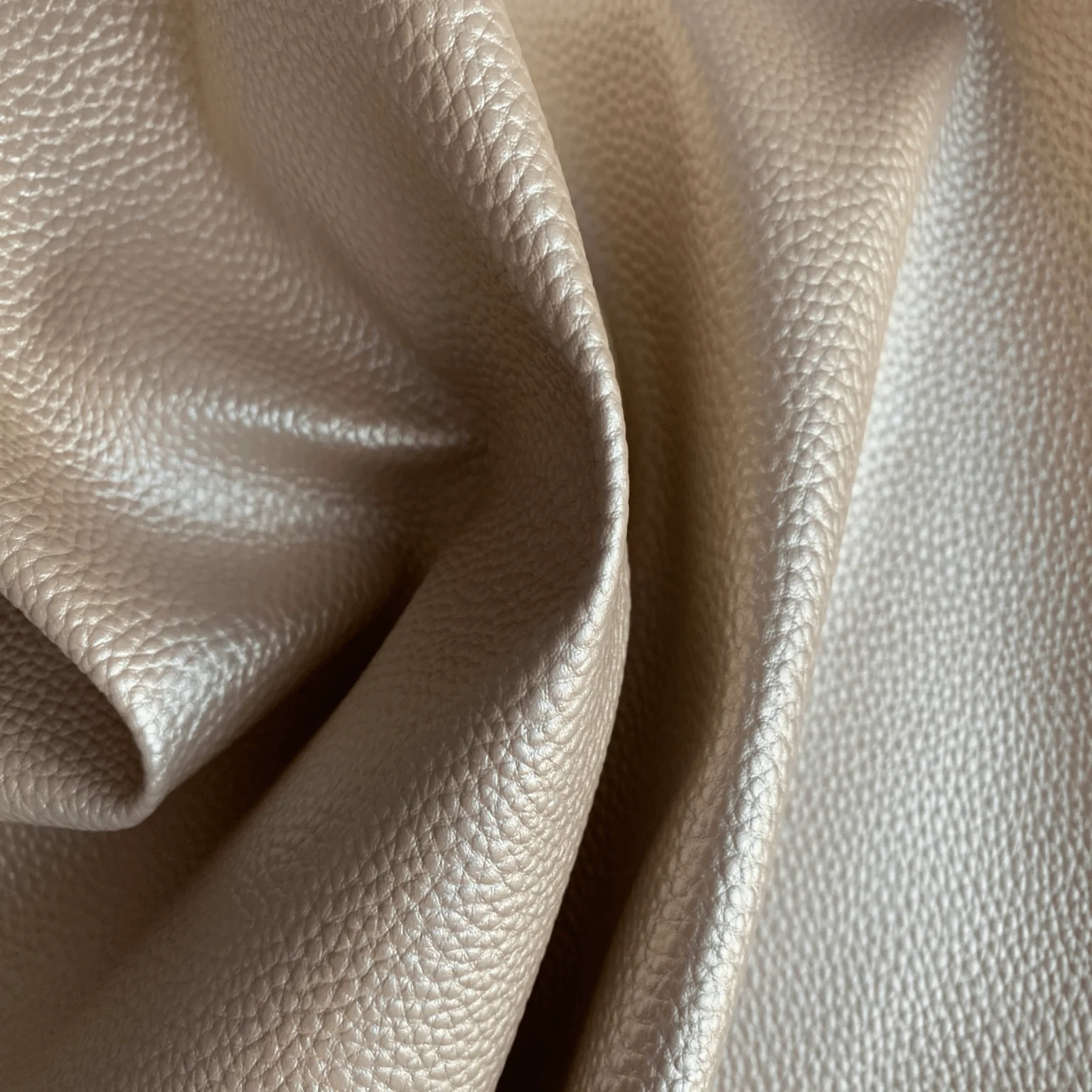Champagne Moonglow Vinyl Faux Leather - Image 7