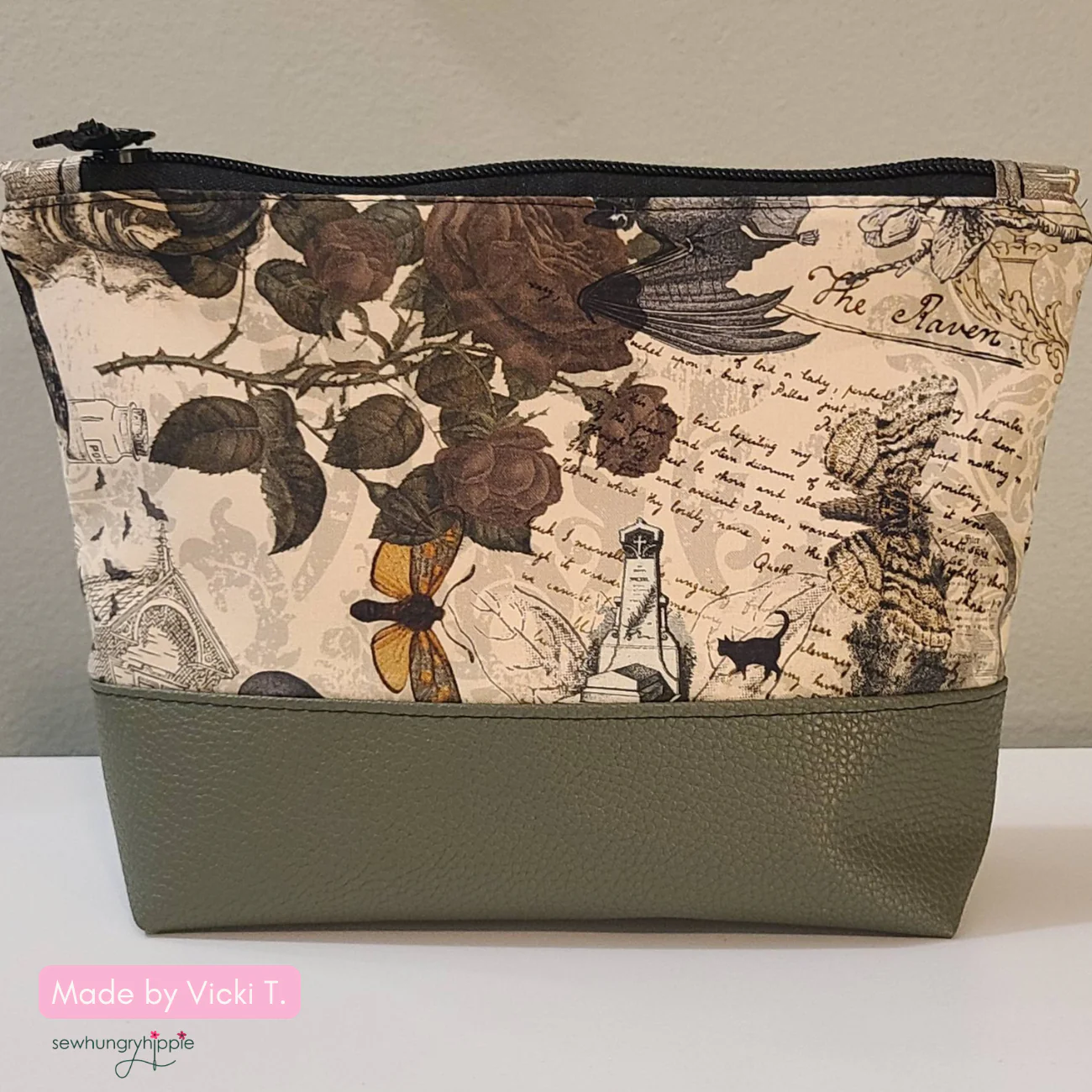 Moonglow New Olive Faux Leather - Image 4
