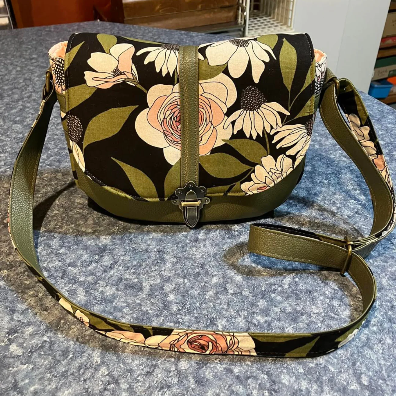 Moonglow New Olive Faux Leather - Image 7
