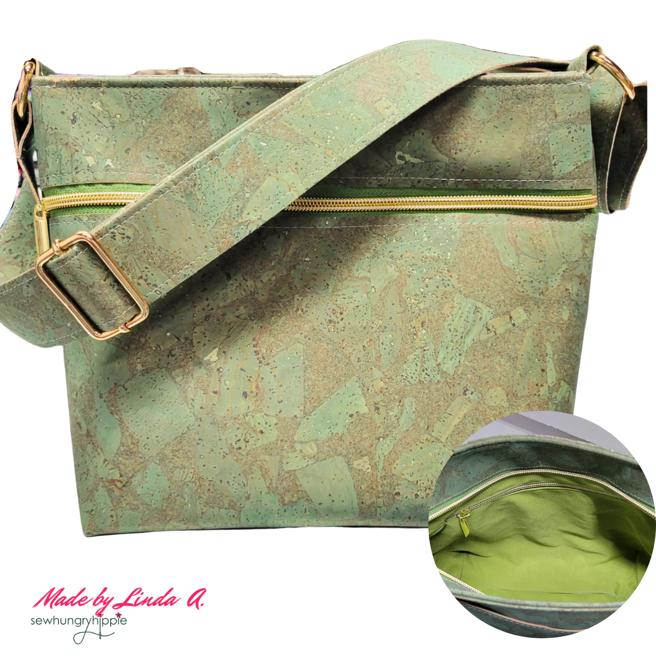 Moss Green Cork Roll 18x54 - Image 5