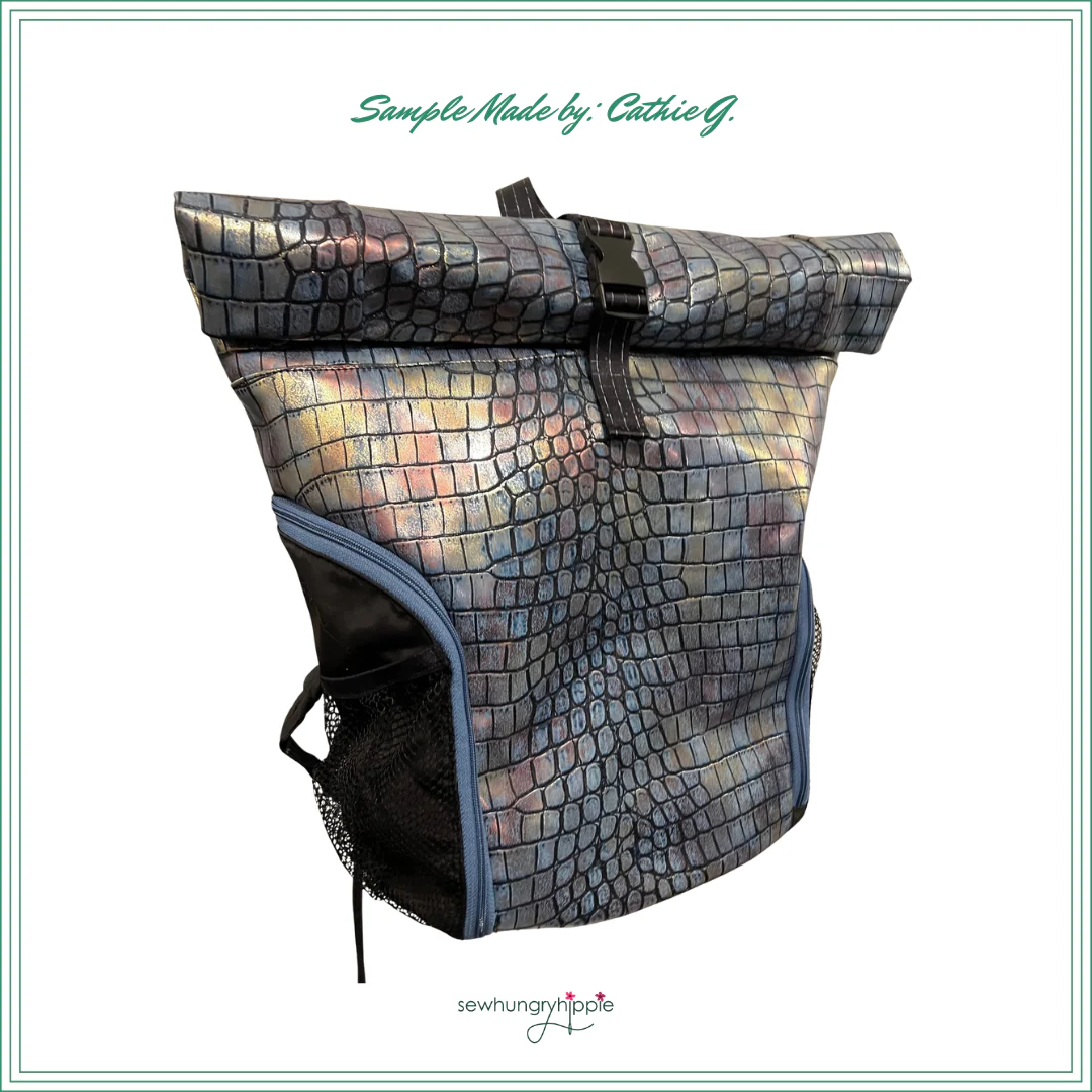 Mystic Croc Vinyl Sew HungryHippie Bag Making Vinyl Faux Leather - Image 3