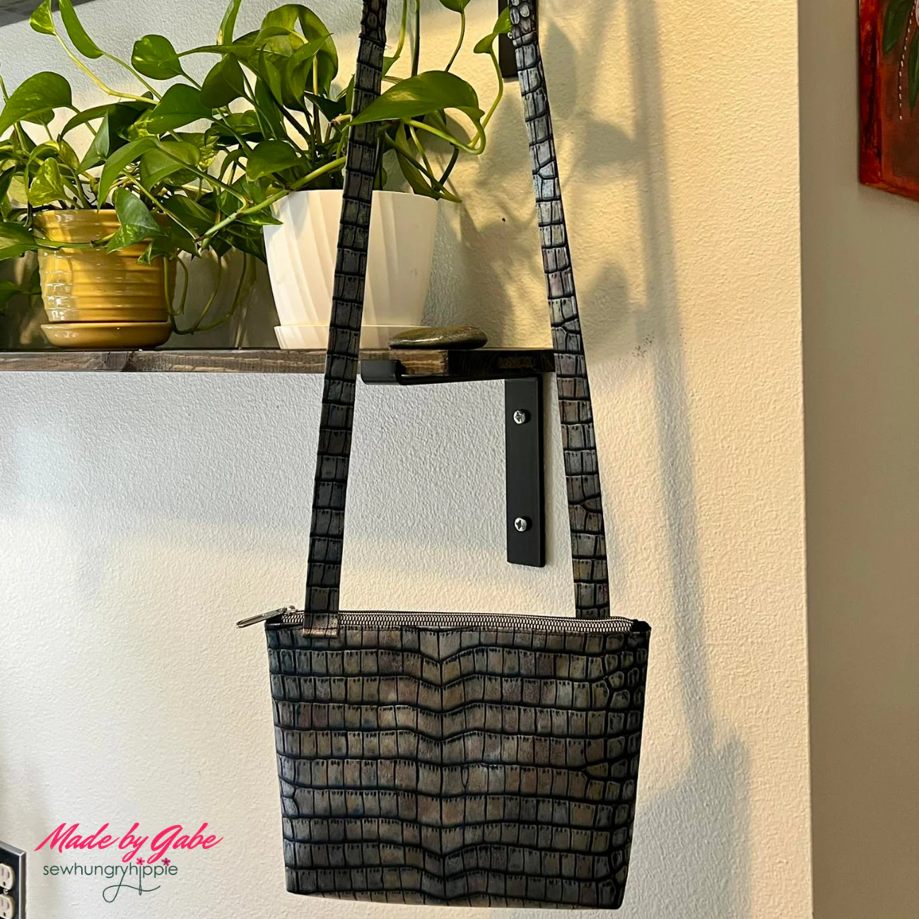 Mystic Croc Vinyl Sew HungryHippie Bag Making Vinyl Faux Leather - Image 9