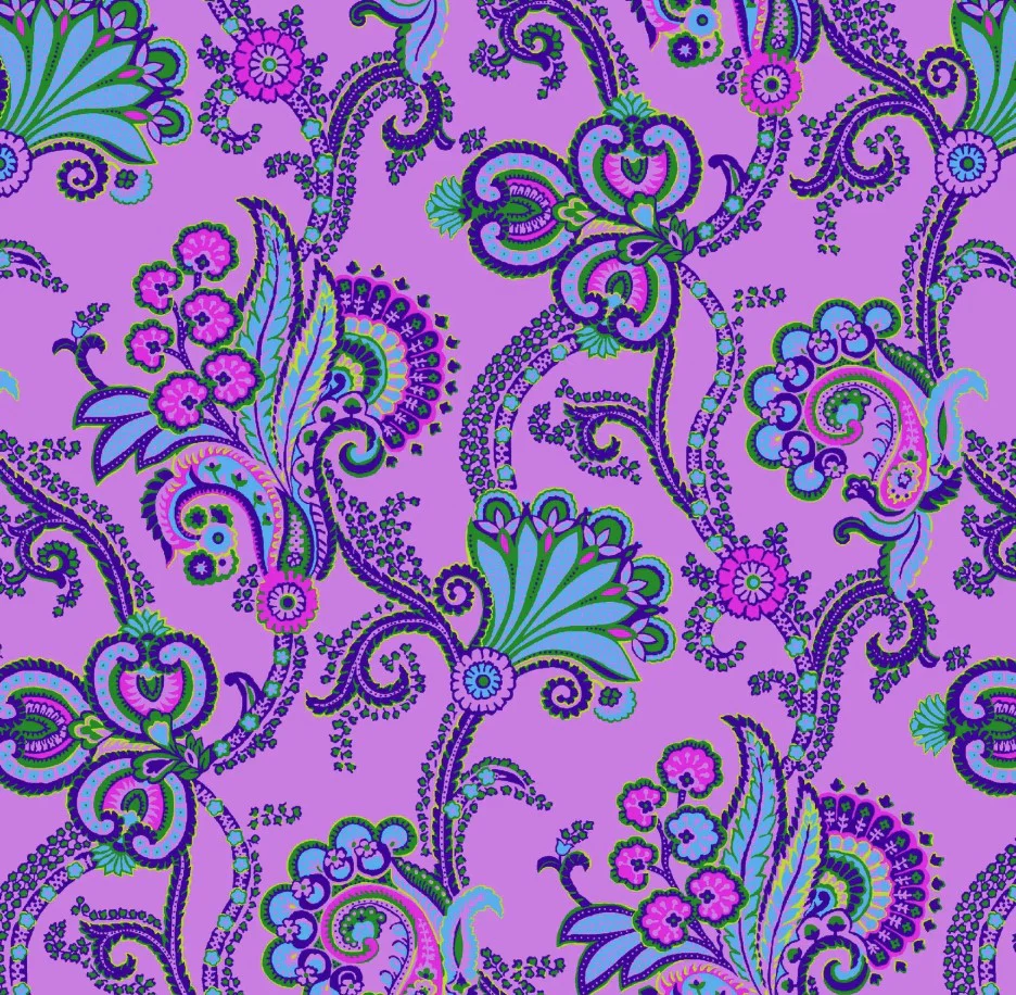 Natalie print Fabric by Jennifer Paganelli