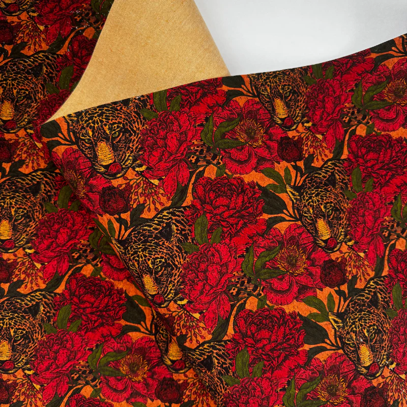 Natalie's Custom / Cork Leopards n Roses / Sew hungryhippie