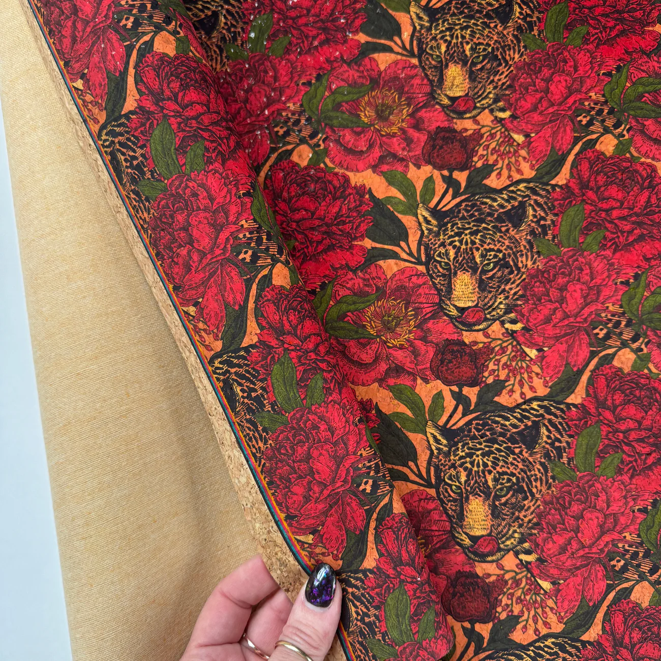 Natalie's Custom / Cork Leopards n Roses / Sew hungryhippie - Image 4