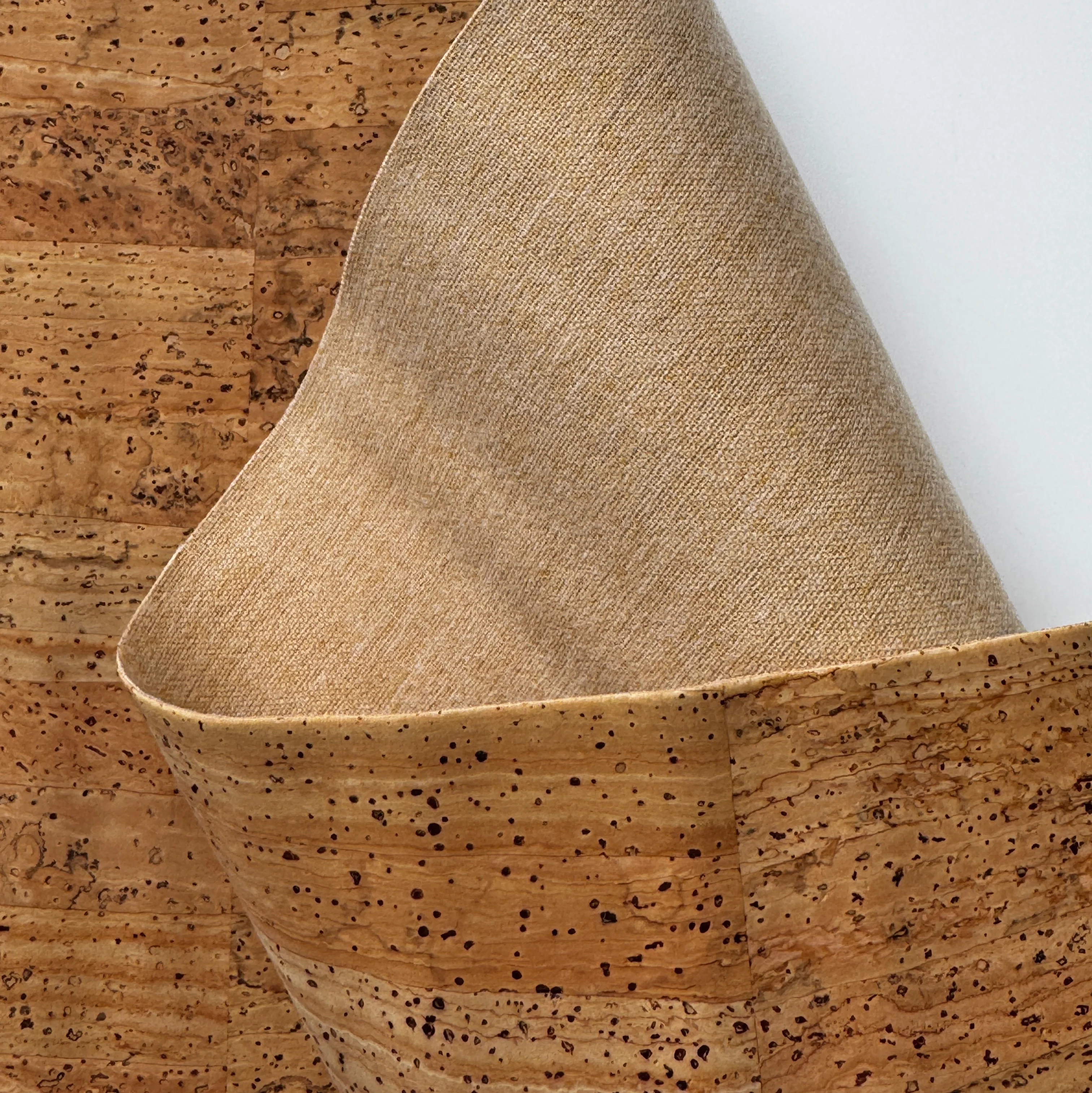 Natural Cork Roll 18x54 | Canvas-Backed Bag Making Fabric - Image 3